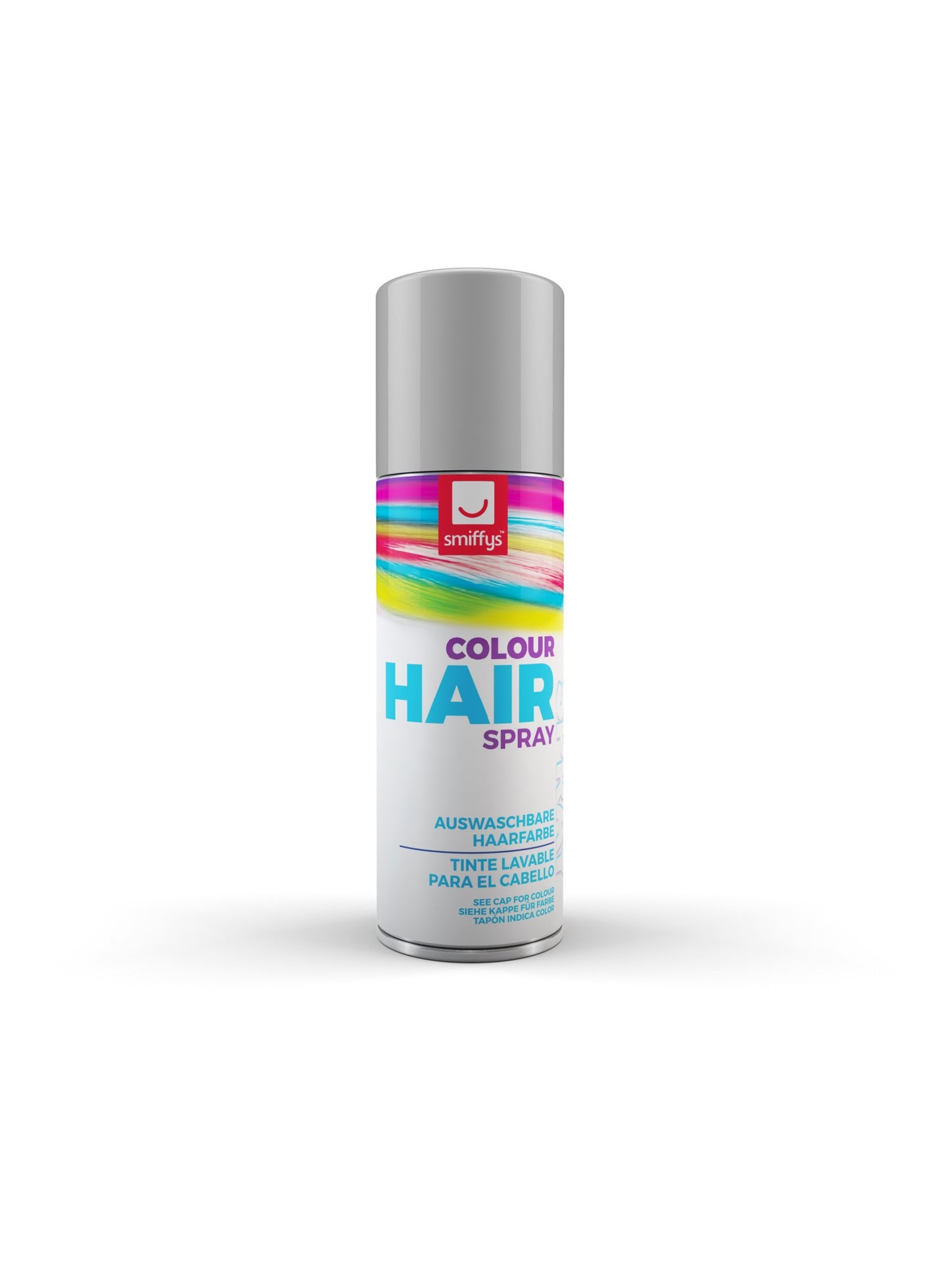 Farbiges Haarspray, Silber, 125ml