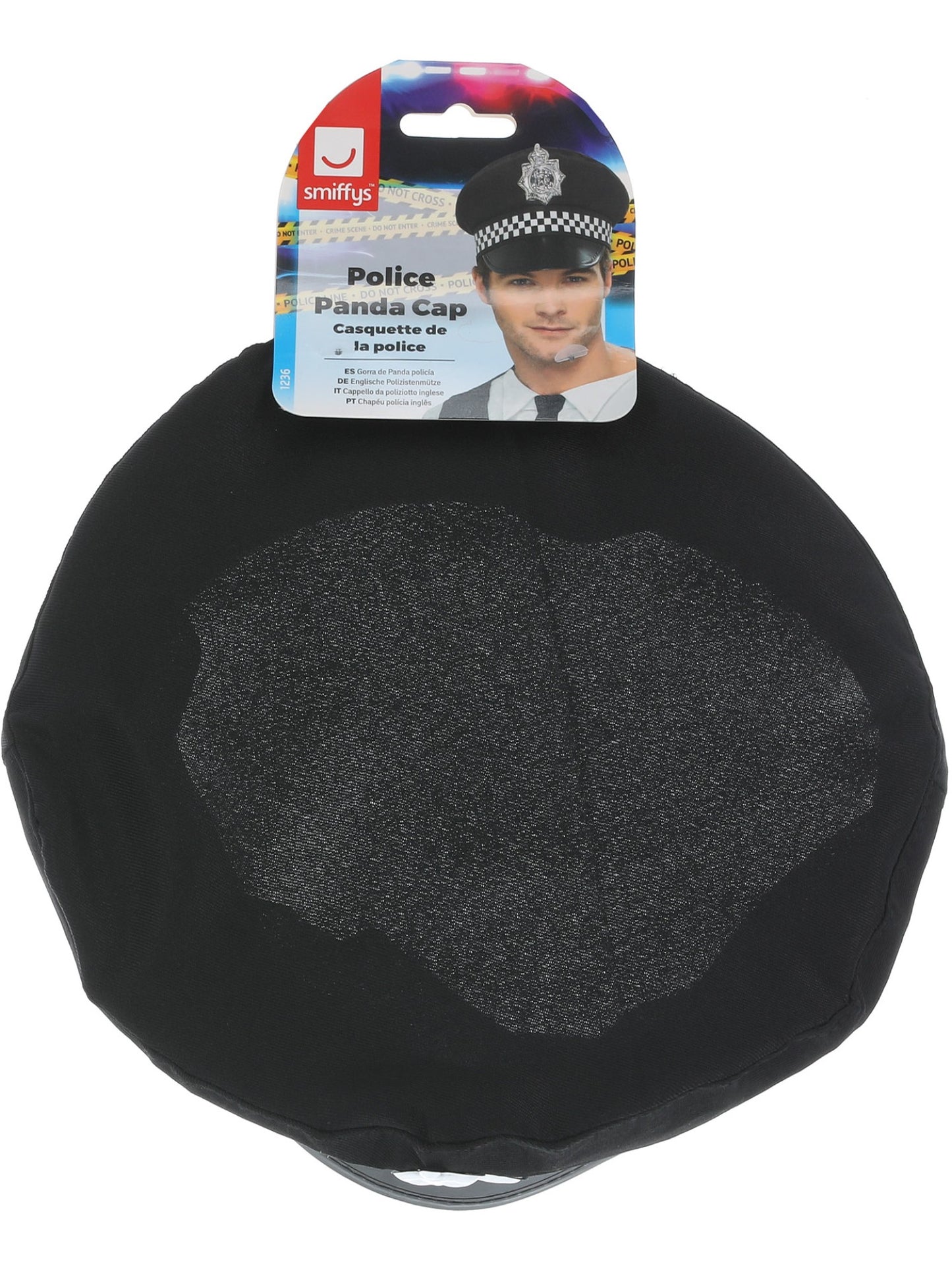 Police Panda Cap, Black Wholesale