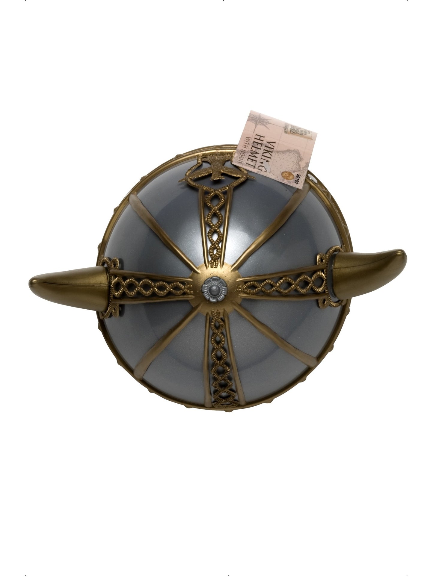 Casco de vikingo, con cuernos