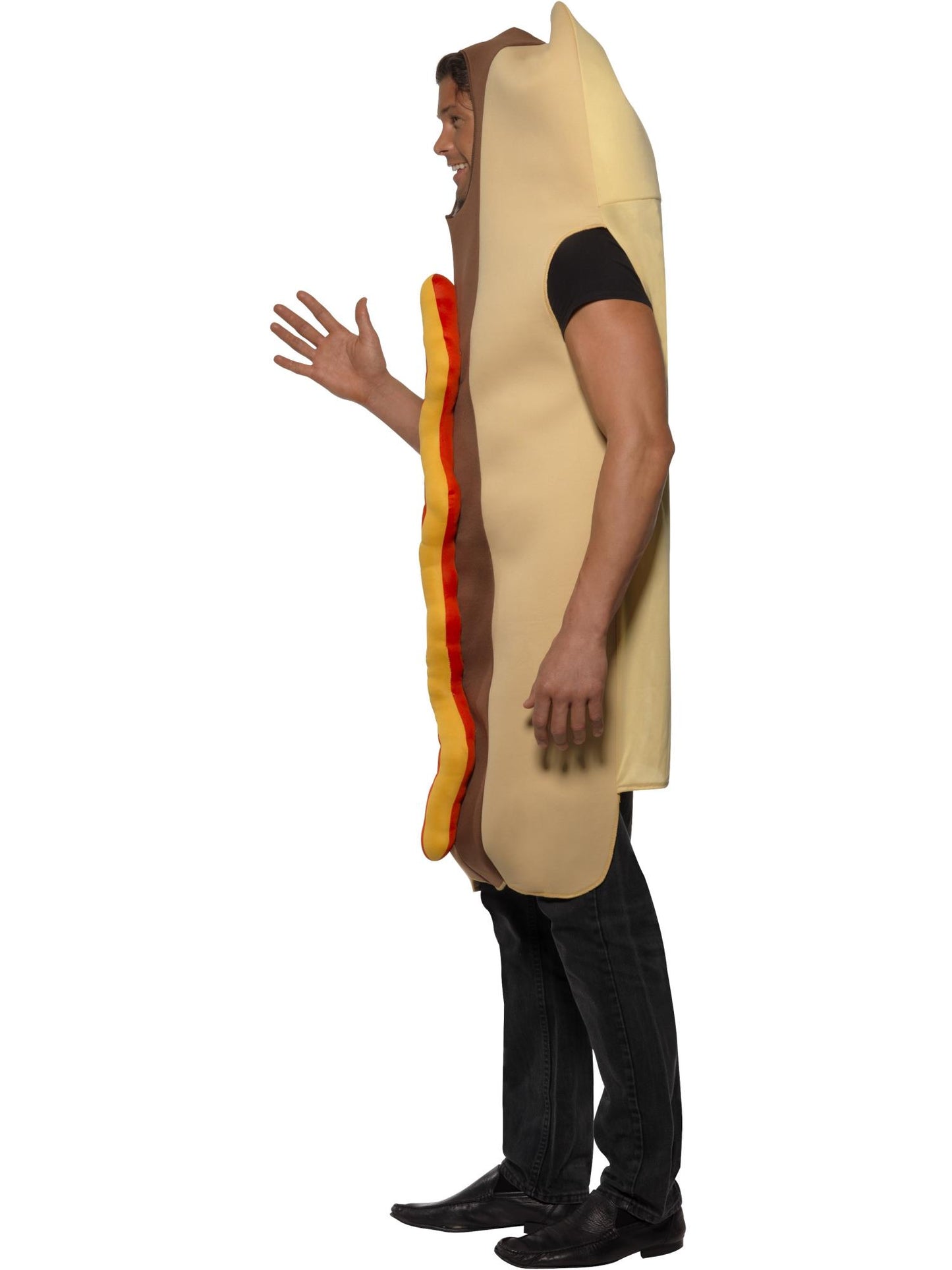 Costume hot dog géant, Marron, avec Tabard