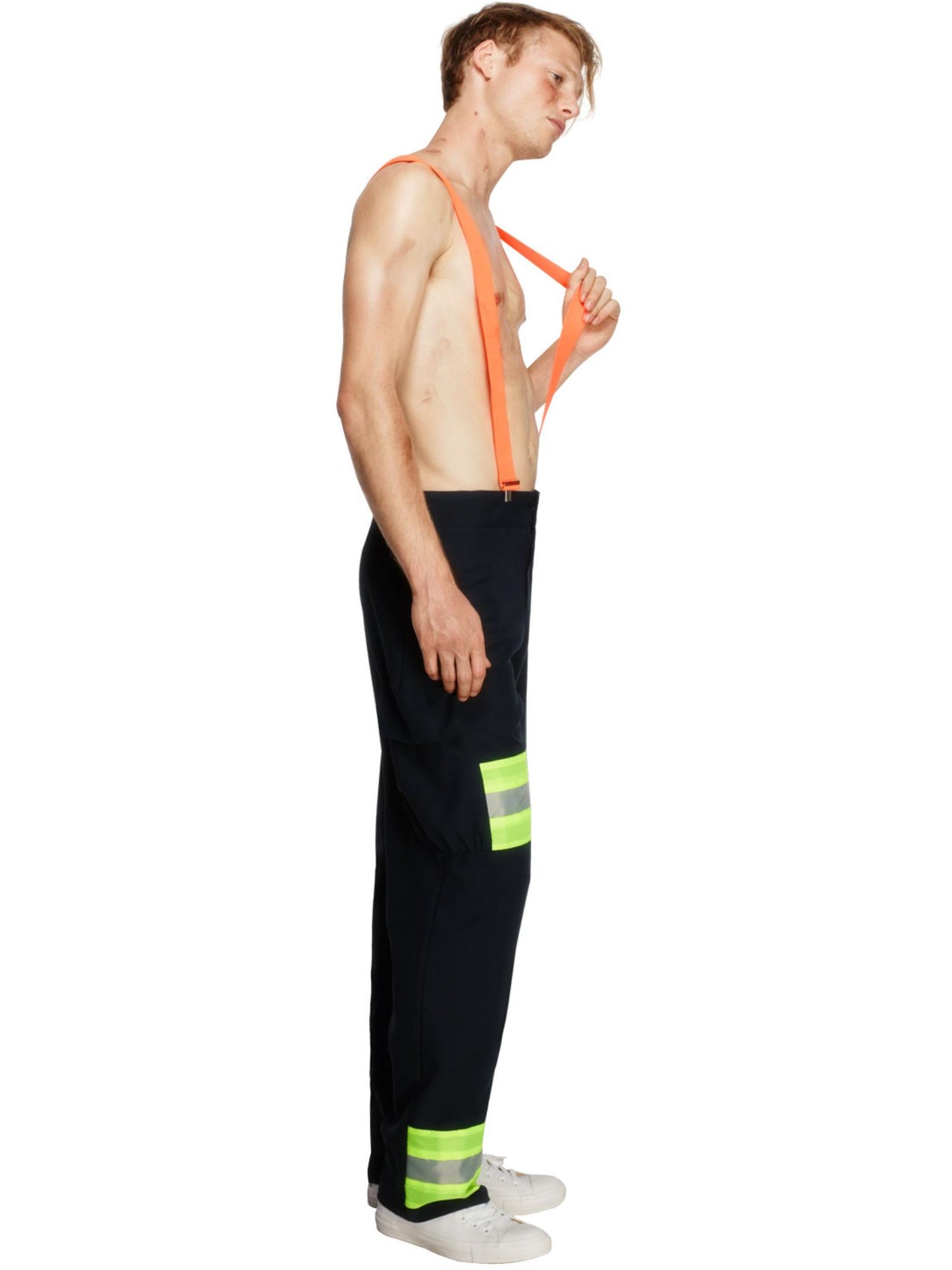 Fever Male Firefighter Costume, Blue Wholesale