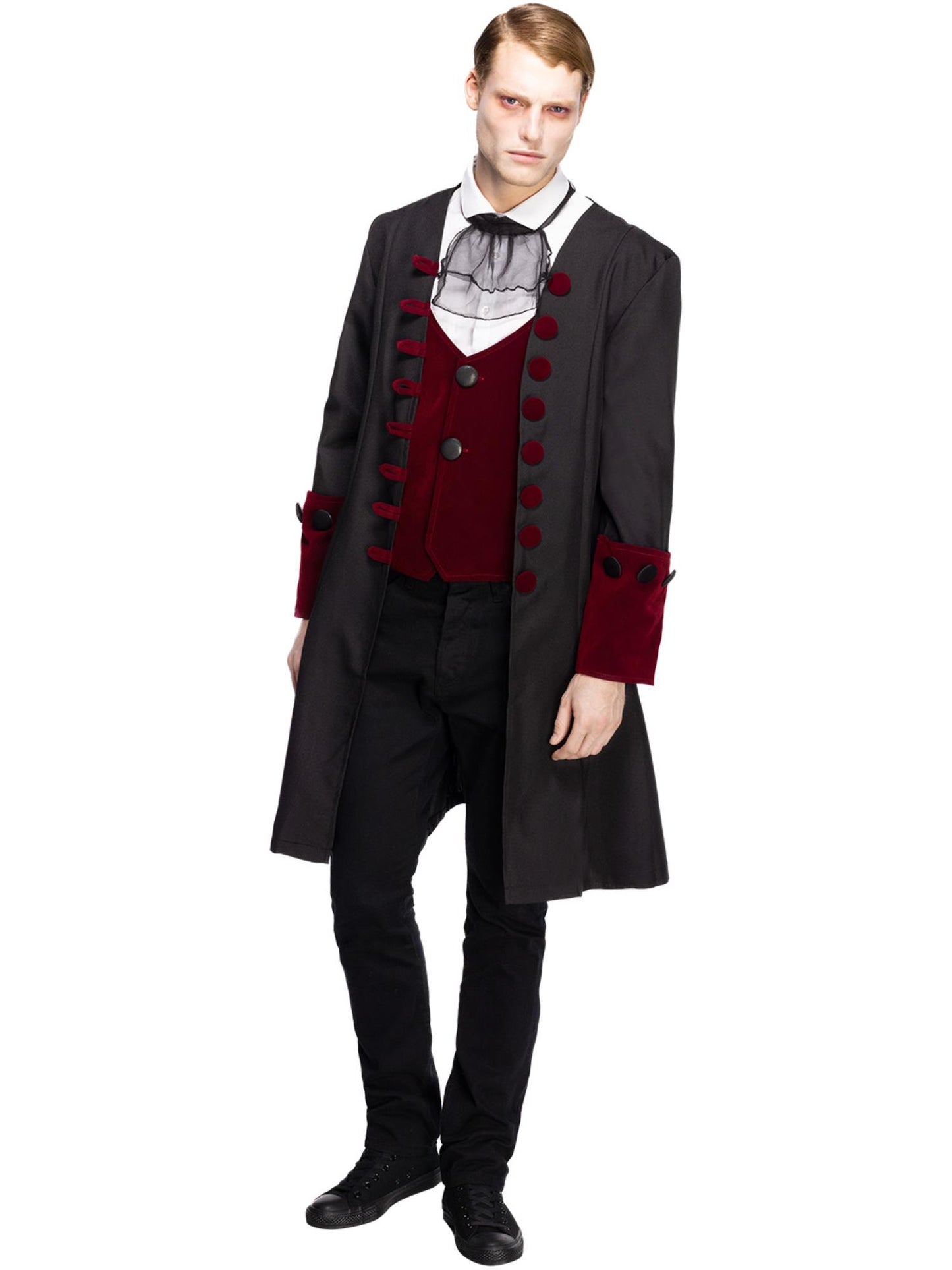 Male Fever Gothic Vamp Costume, Black Wholesale