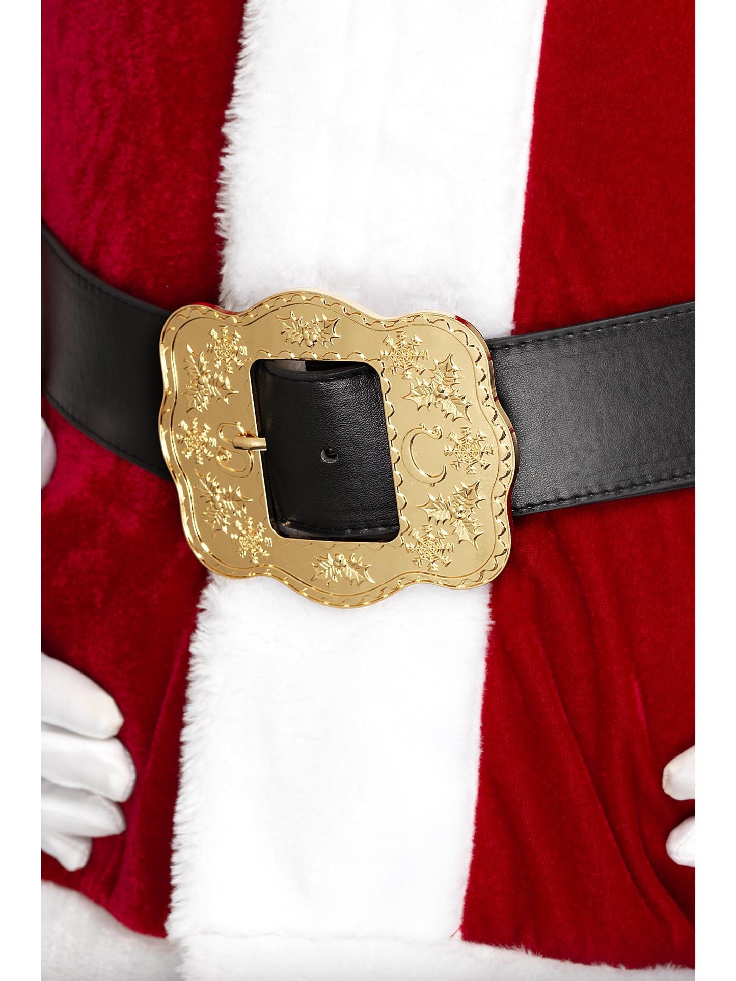 Deluxe Santa Belt, Black Wholesale