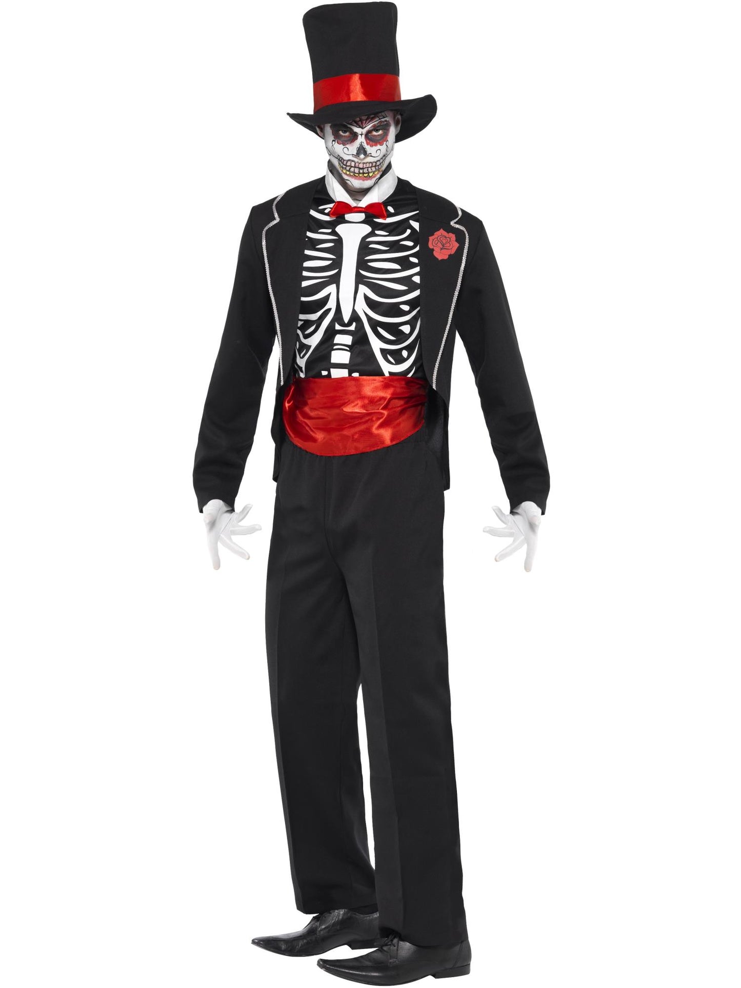 Day of the Dead Costume, Black Wholesale