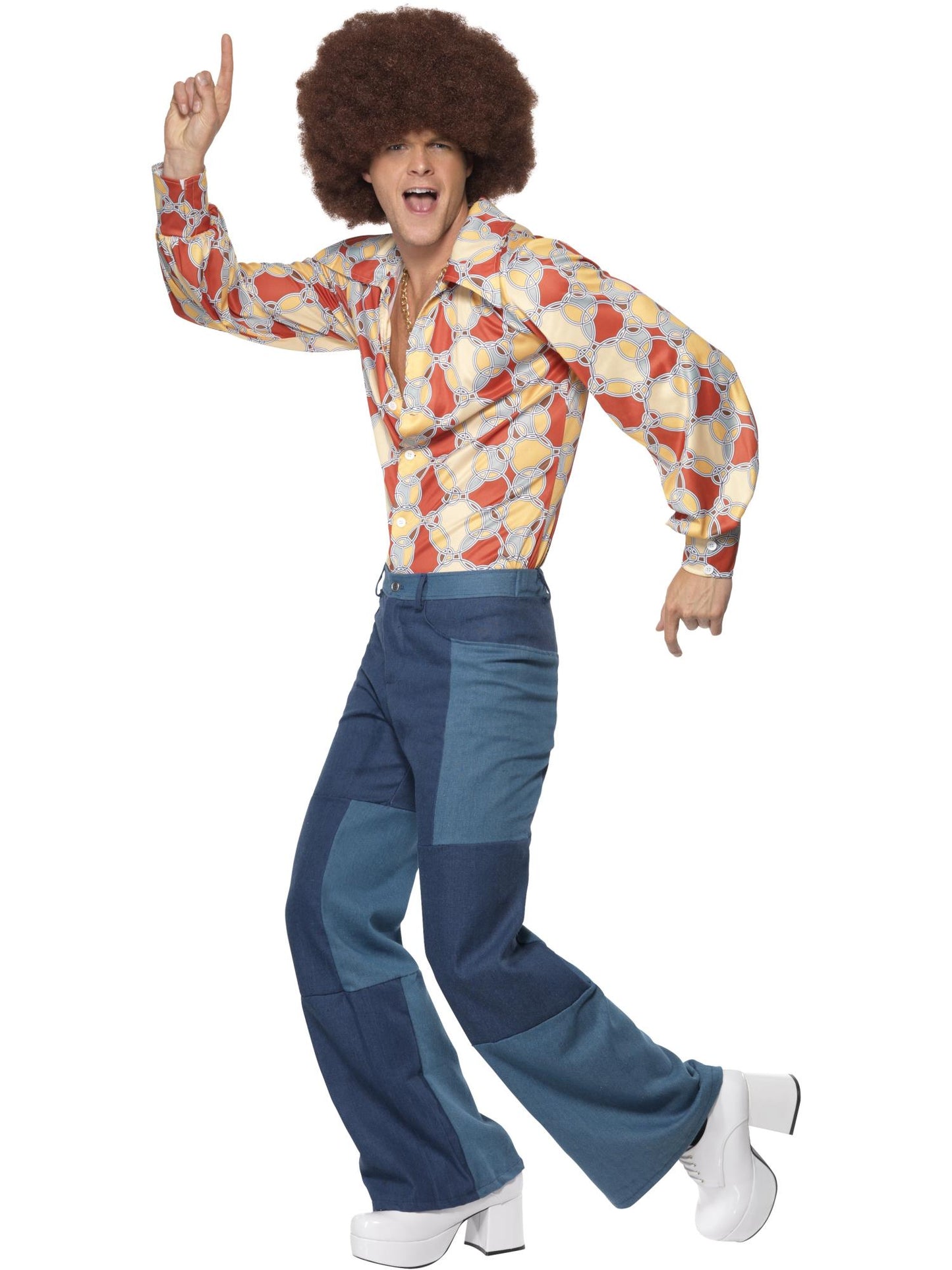 70s Retro Costume, Blue Wholesale