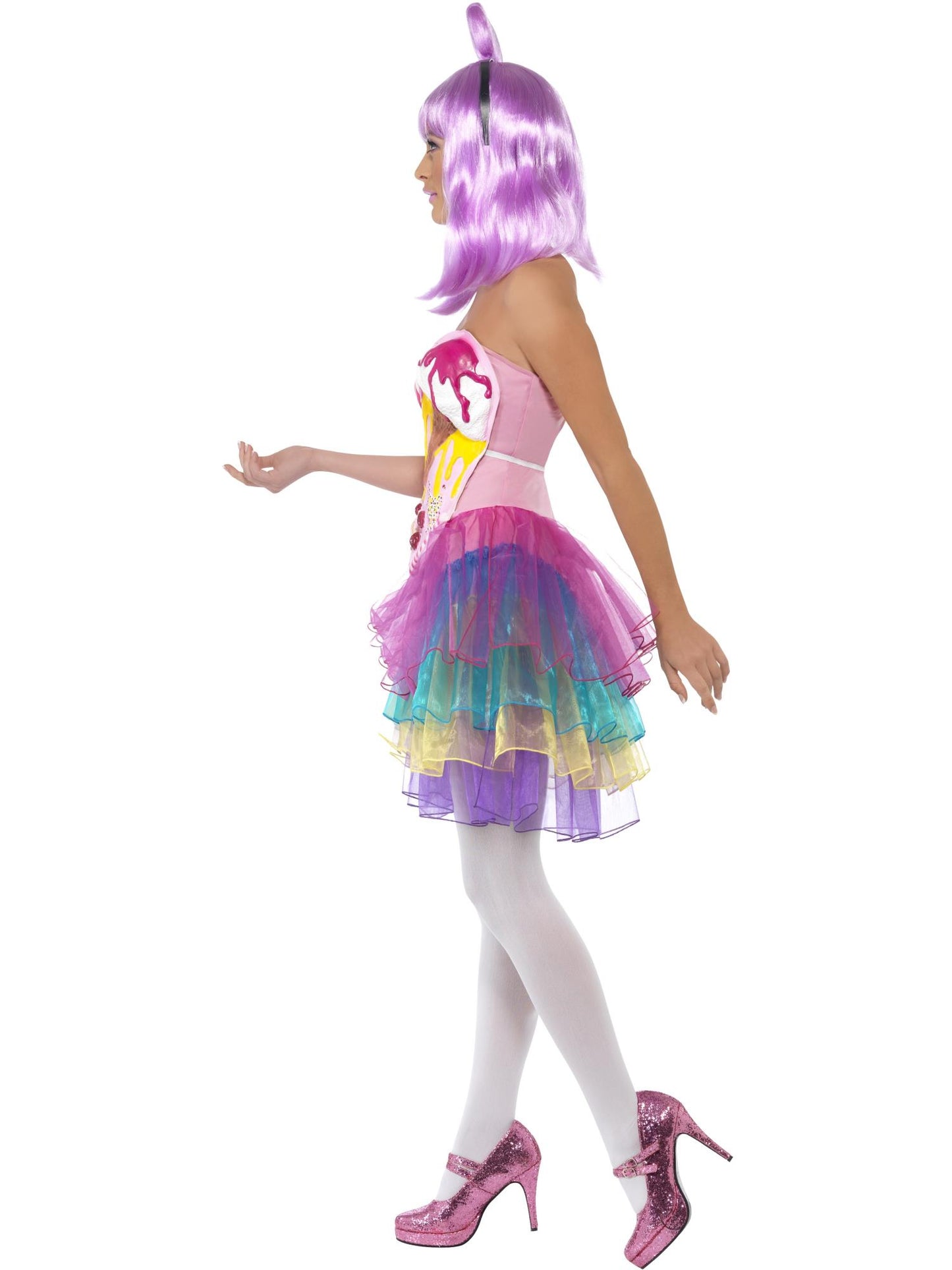 Costume de Reine des bonbons, body en latex avec robe