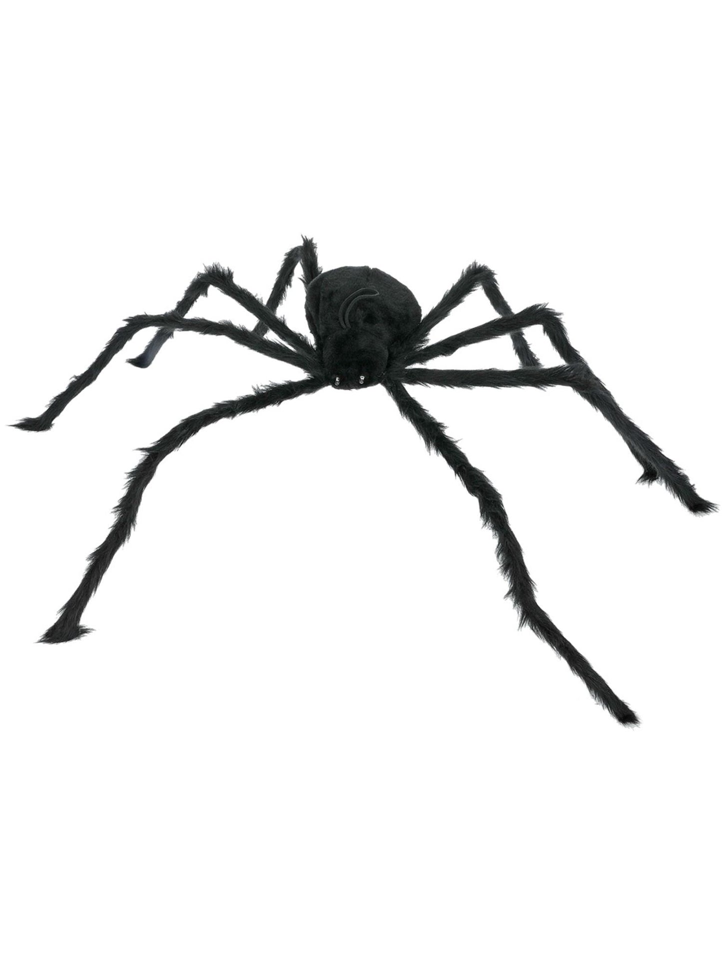 Haarige Riesenspinne, Schwarz, mit Leuchtaugen und biegsamen Beinen, 102 cm