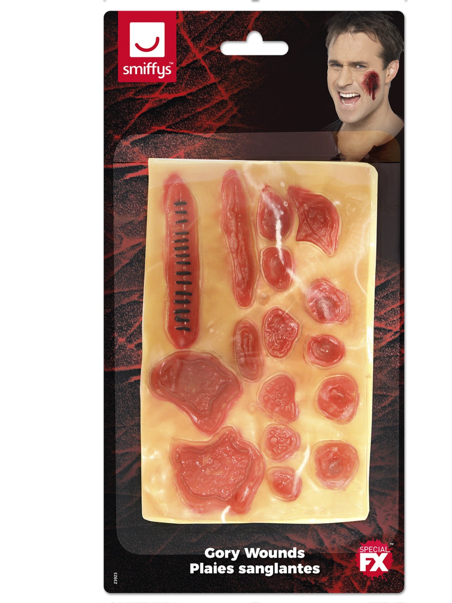 Smiffys Make-Up FX, Gory Wounds, Red Wholesale