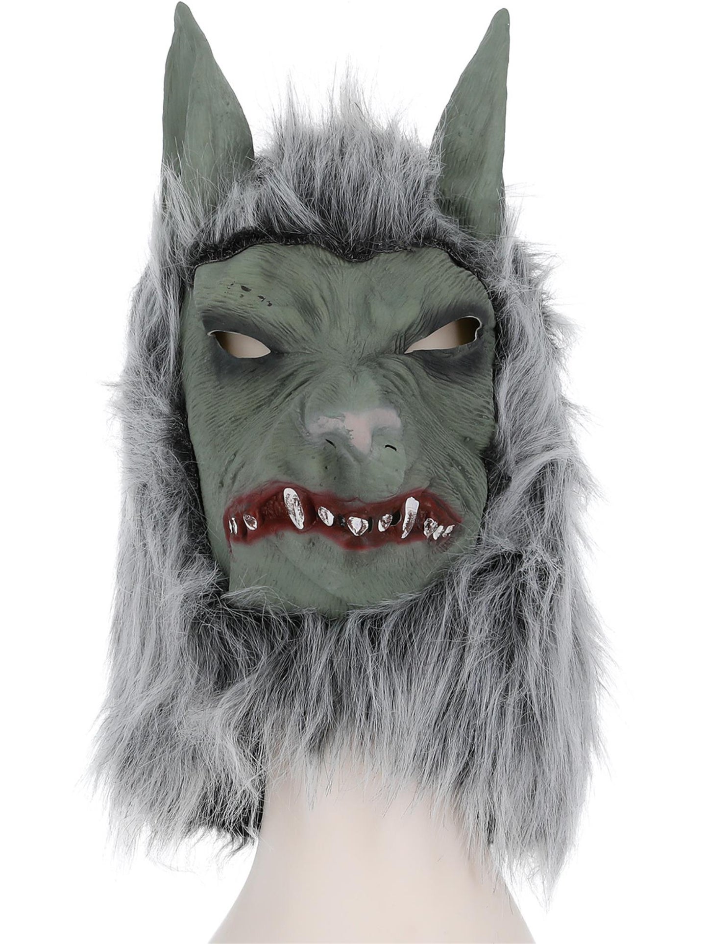 Werewolf Latex Mask, Grey Wholesale
