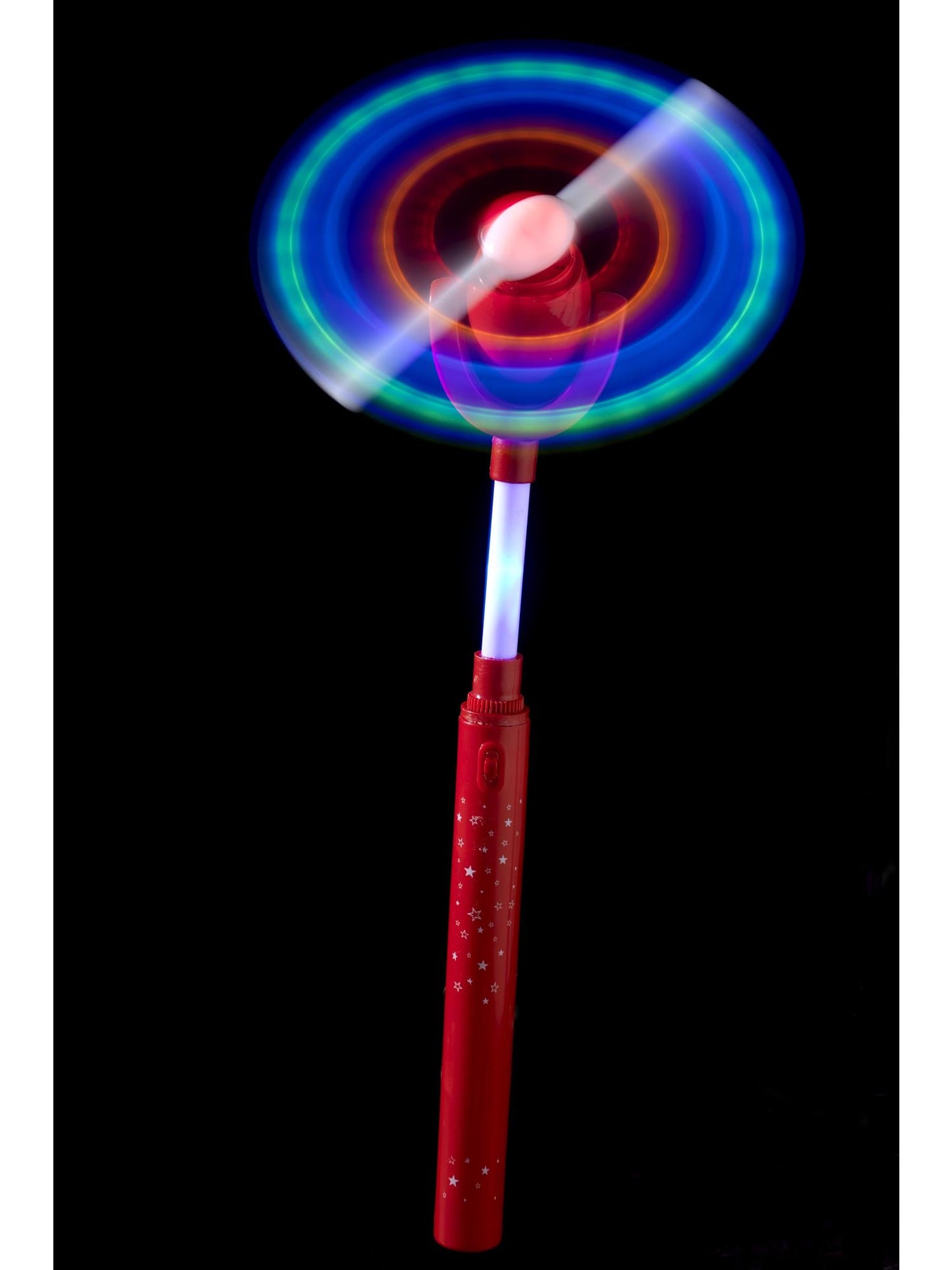 Moulin clignotant, couleurs assorties, avec tête pivotante, 38cm / 15in