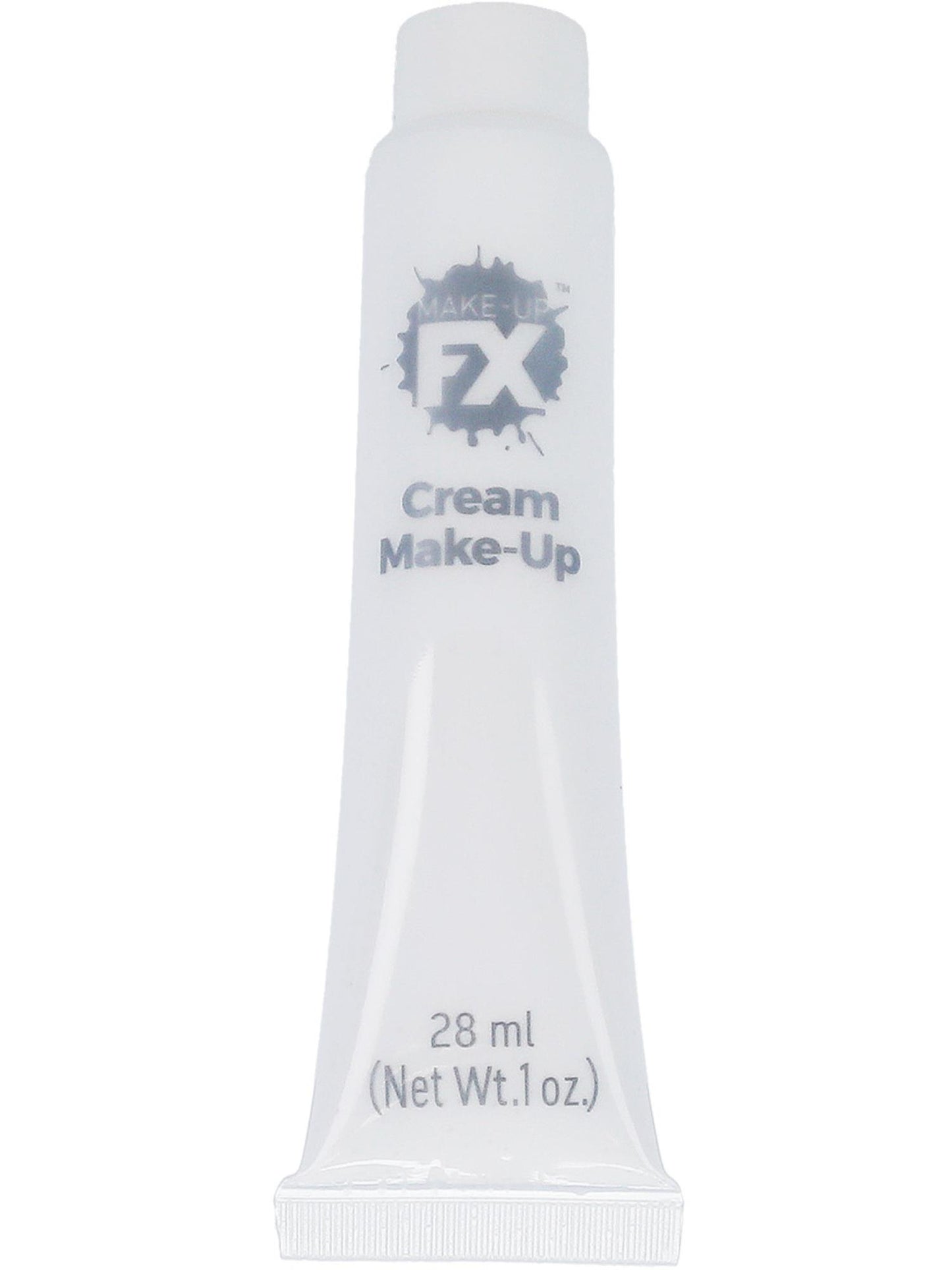 Smiffys Make-Up FX, Aqua Creme-Make-up, Weiß, 28ml Tube