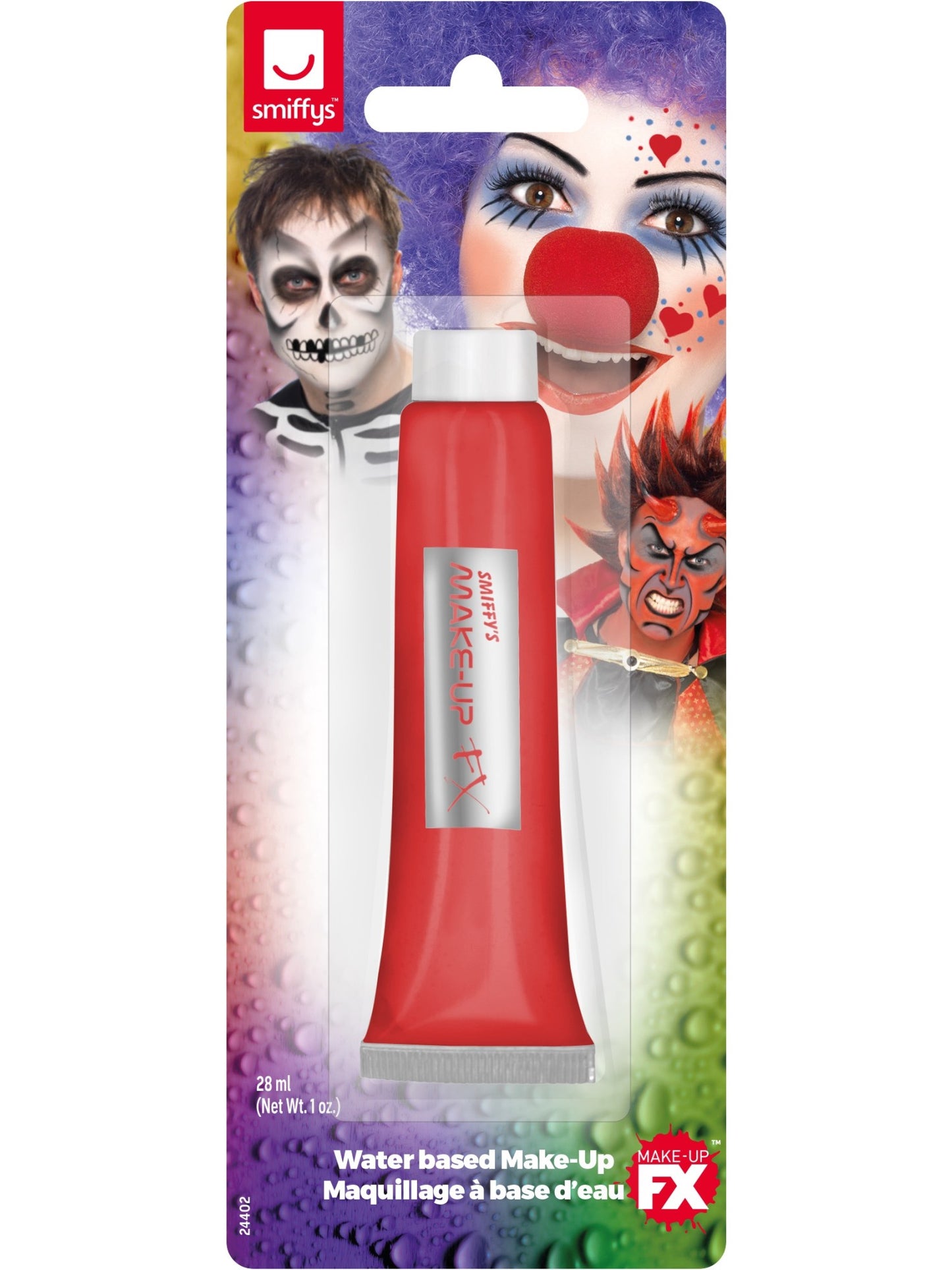 Maquillage FX Smiffys, de peinture à l’eau crème maquillage, rouge, tube de 28ml / 1oz