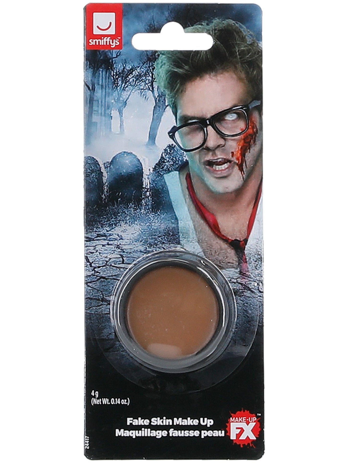 Smiffys Make-Up FX, Fake Skin/Scar Make-Up, 3.8g, Wholesale
