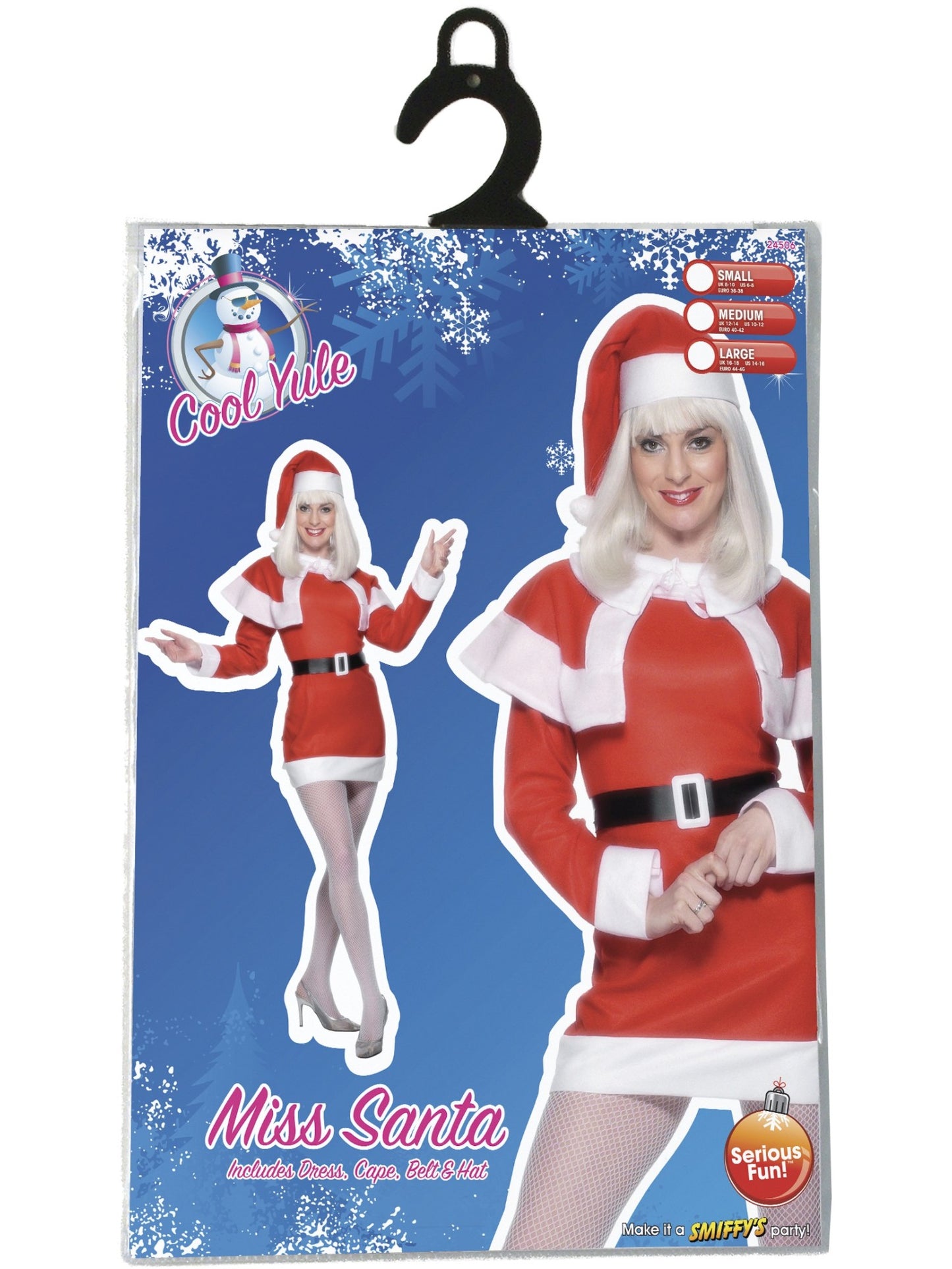 Miss Santa Fleece Costume, Red Wholesale