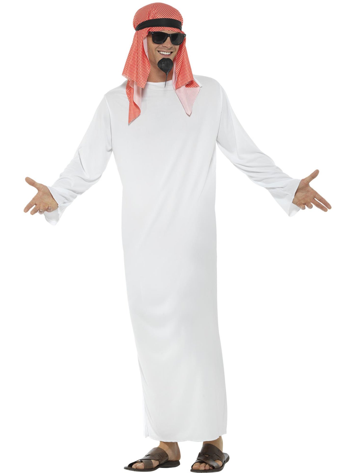 Costume Le Cheik, avec longue tunique et coiffe