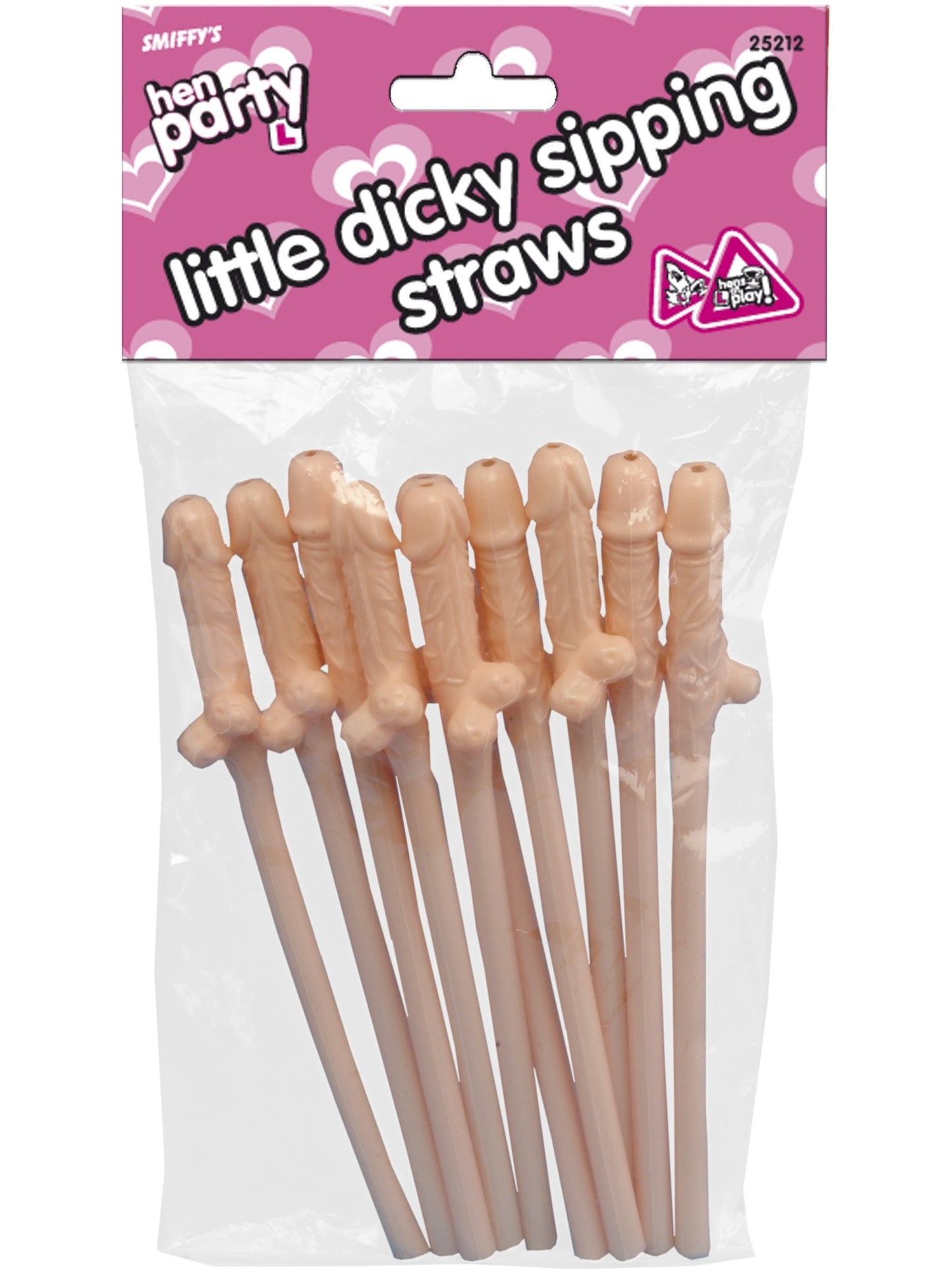 Penis-Strohhalme, 10er Pack
