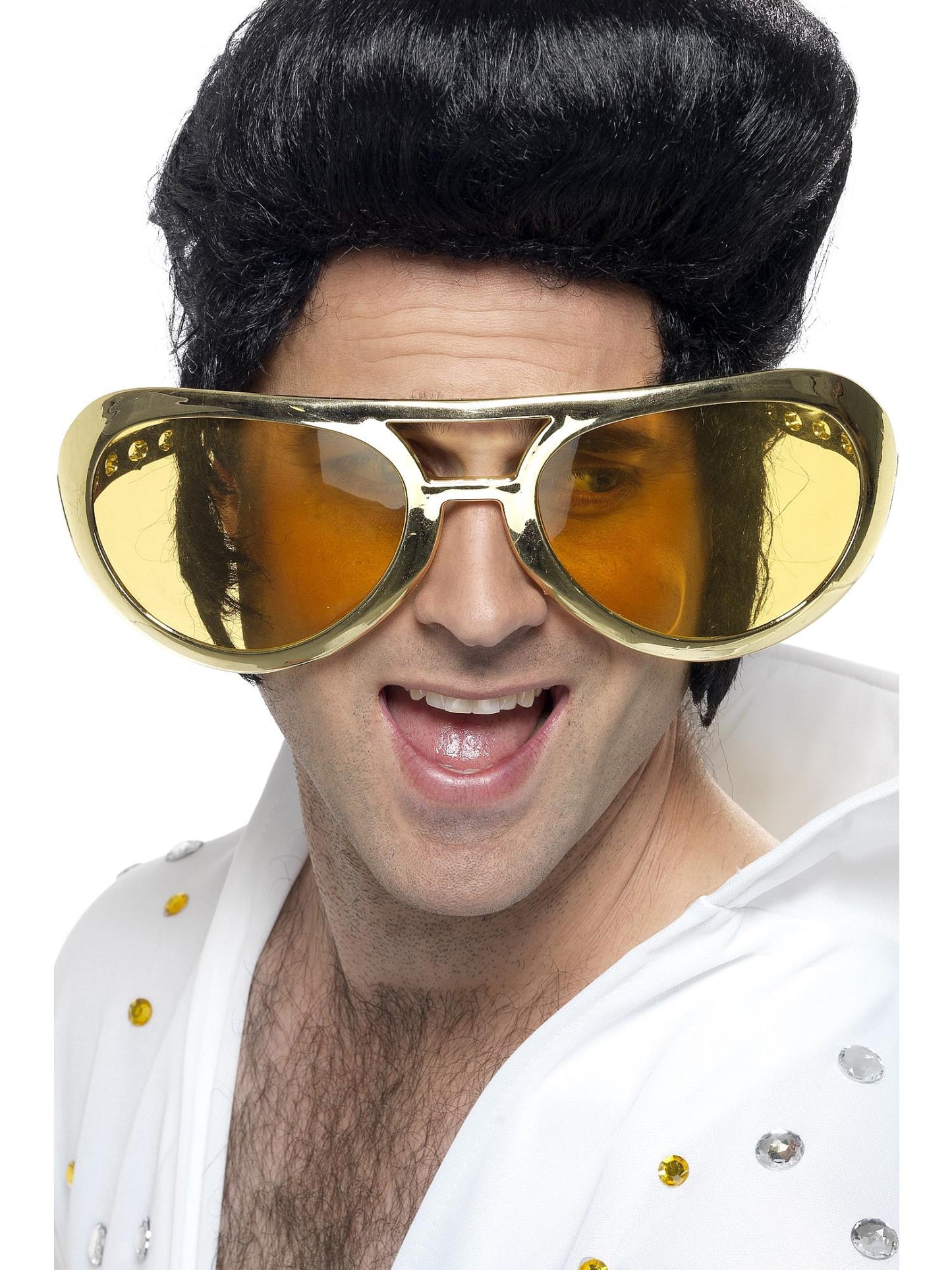 Lunettes géantes rock des années 70, assorties
