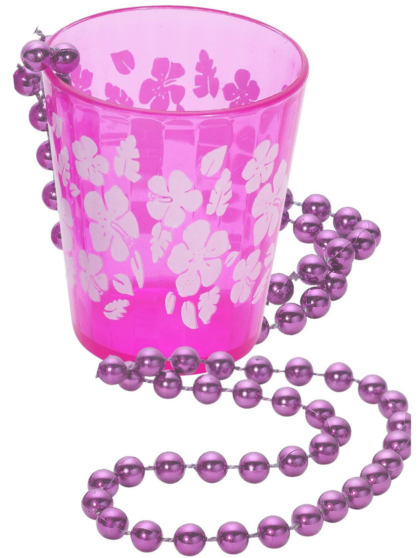 Shot Glass on Beads, Pink Wholesale