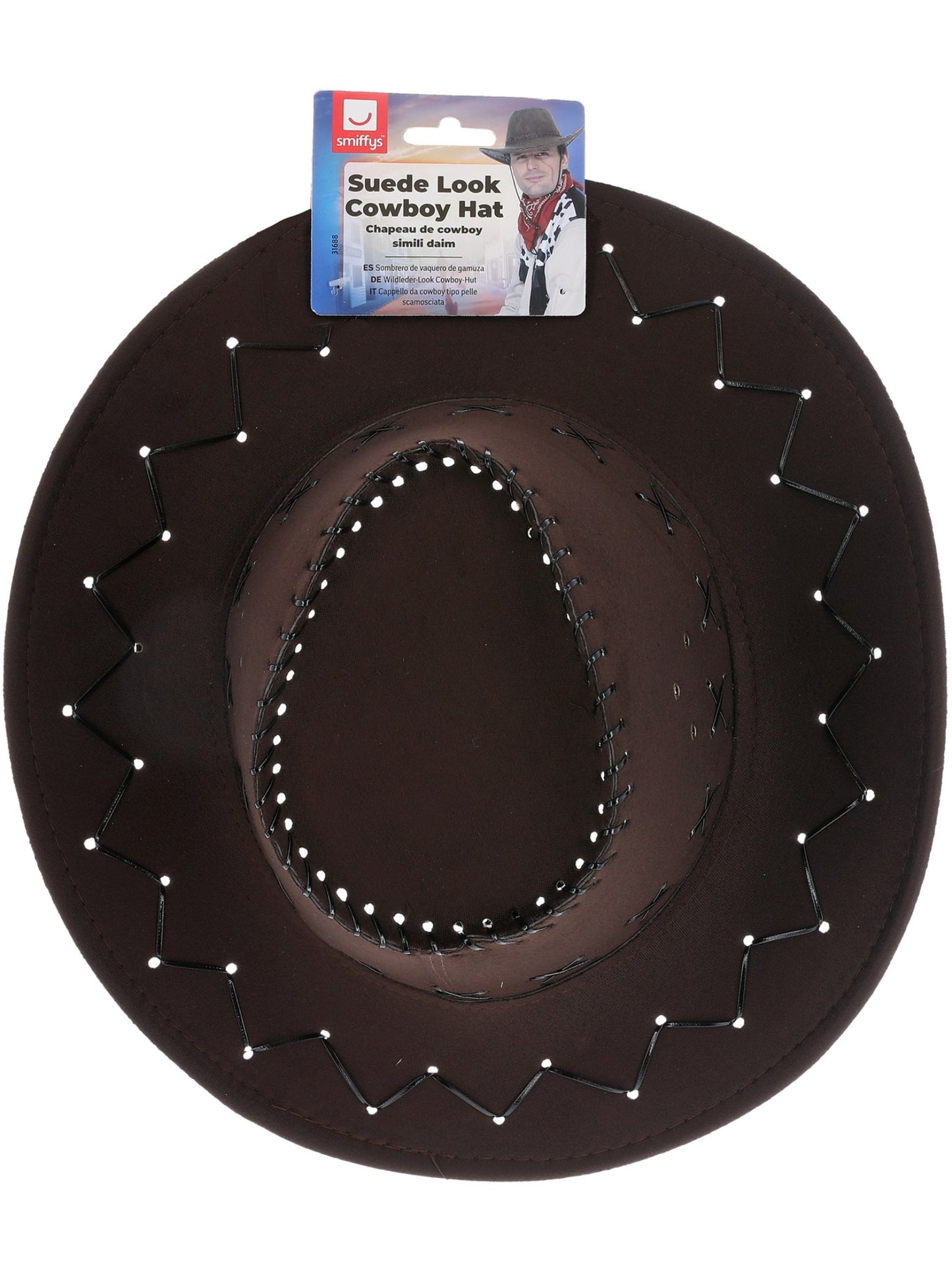 Sombrero de vaquero estilo ante, marrón