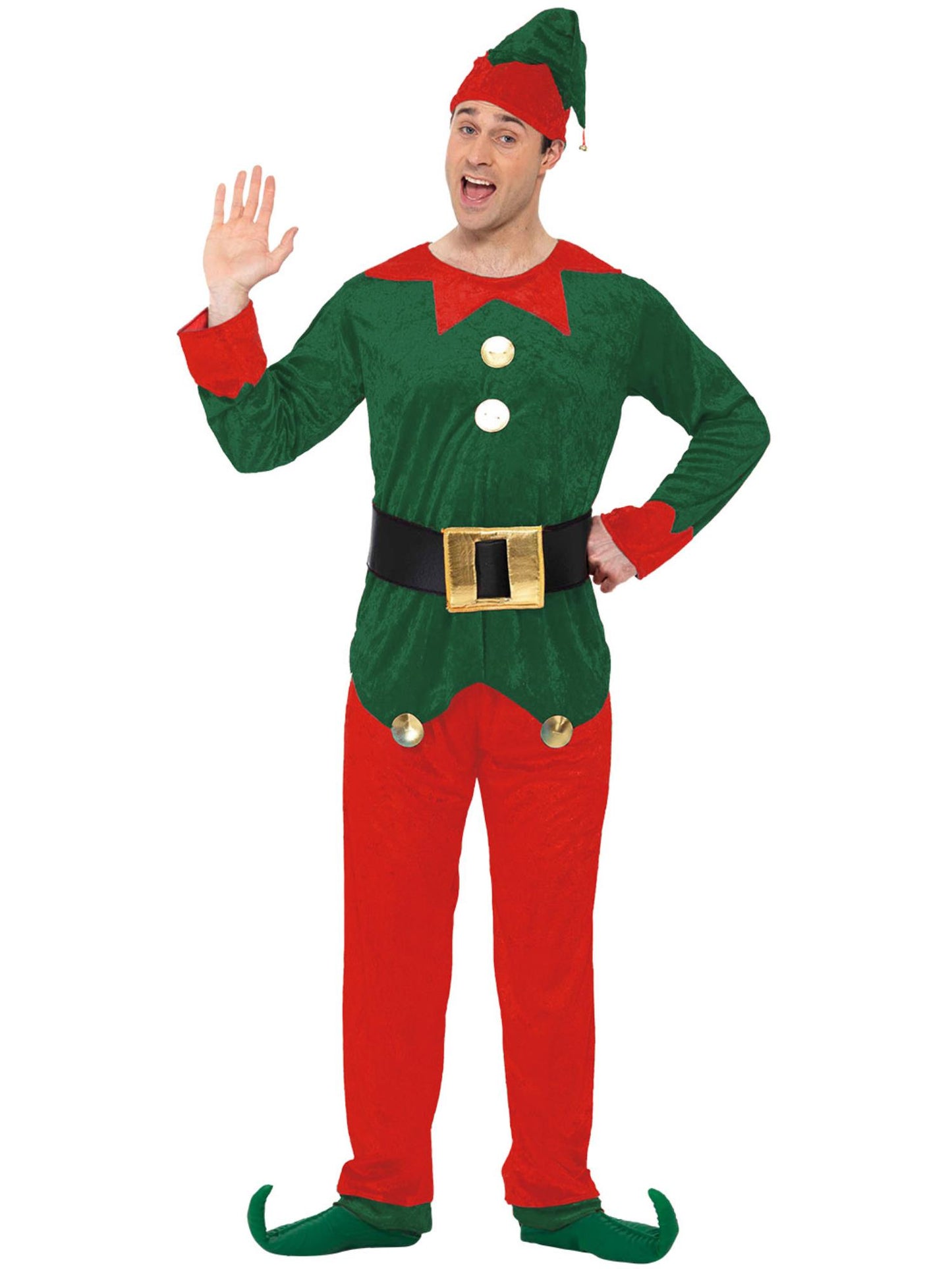 Elf Costume, Red & Green Wholesale