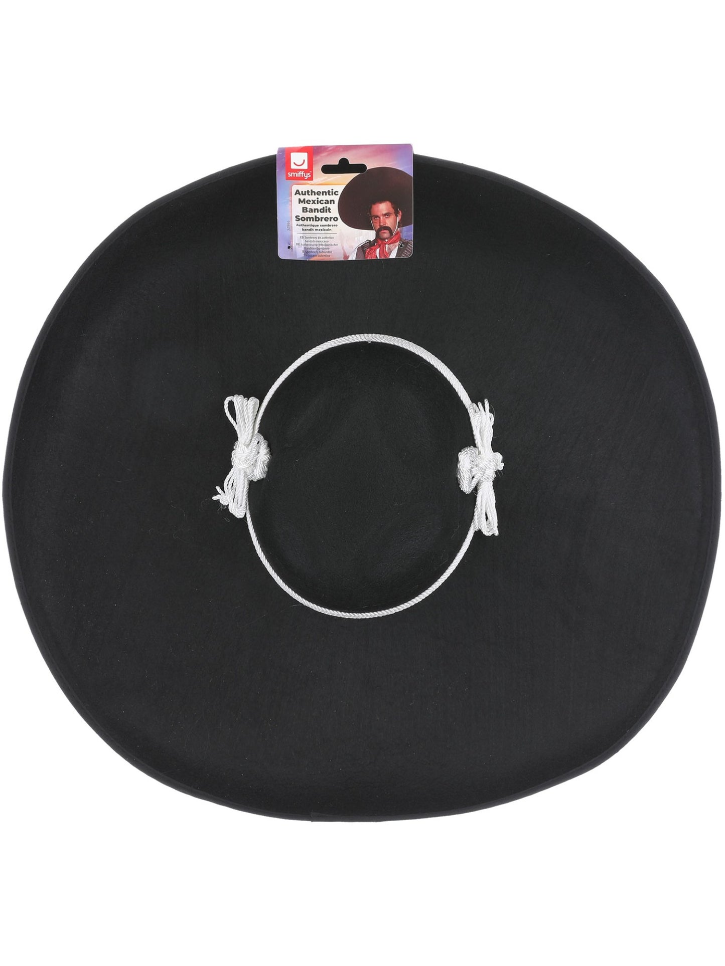 Authentic Mexican Bandit Sombrero, Black Wholesale