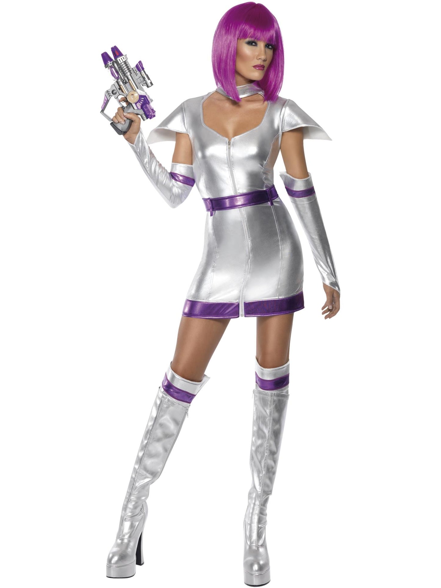 Fever Space Cadet Costume, Silver Metallic Wholesale