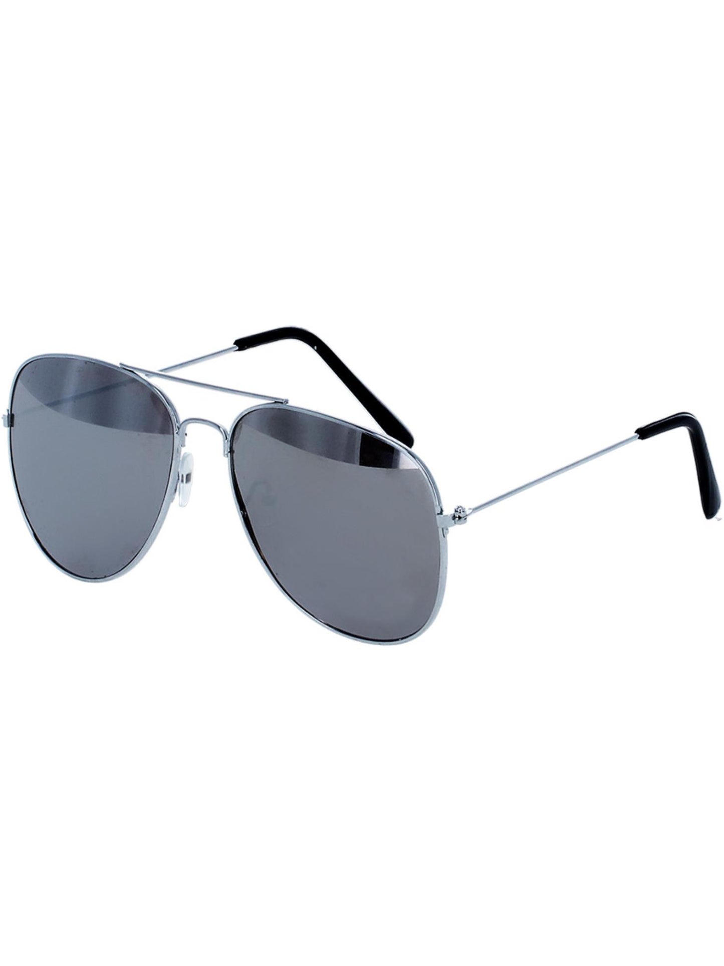 Lunettes d'aviateur, verres argent, monture argent