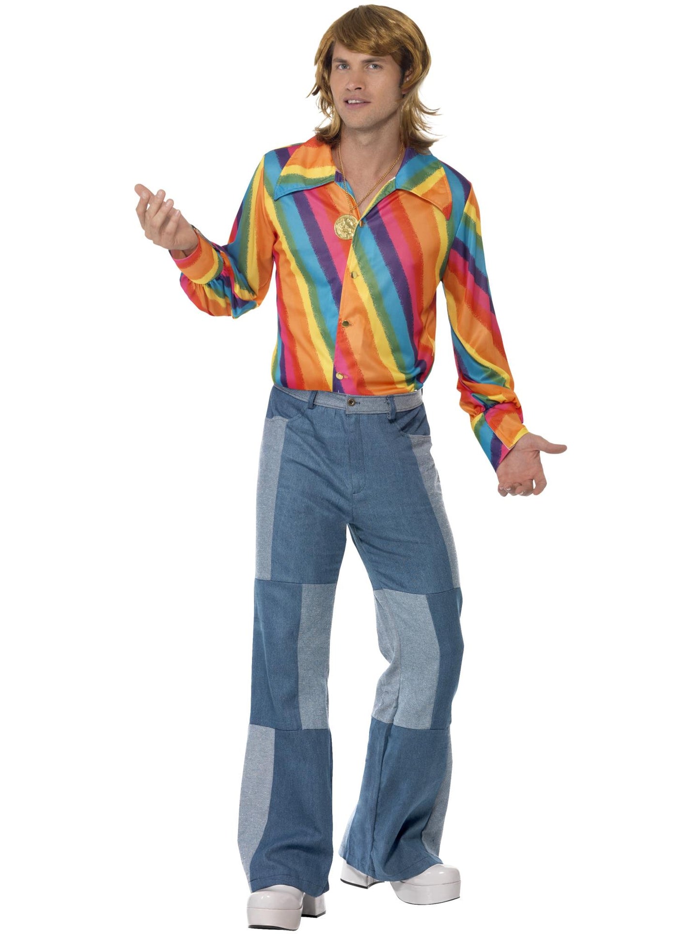 70s Colour Shirt, Rainbow Wholesale