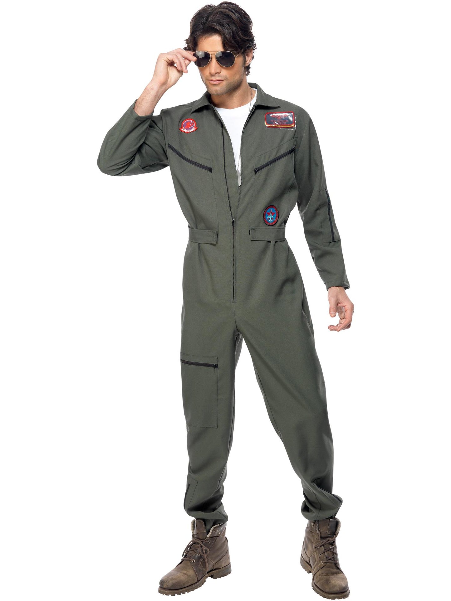 Top Gun Costume, Green Wholesale