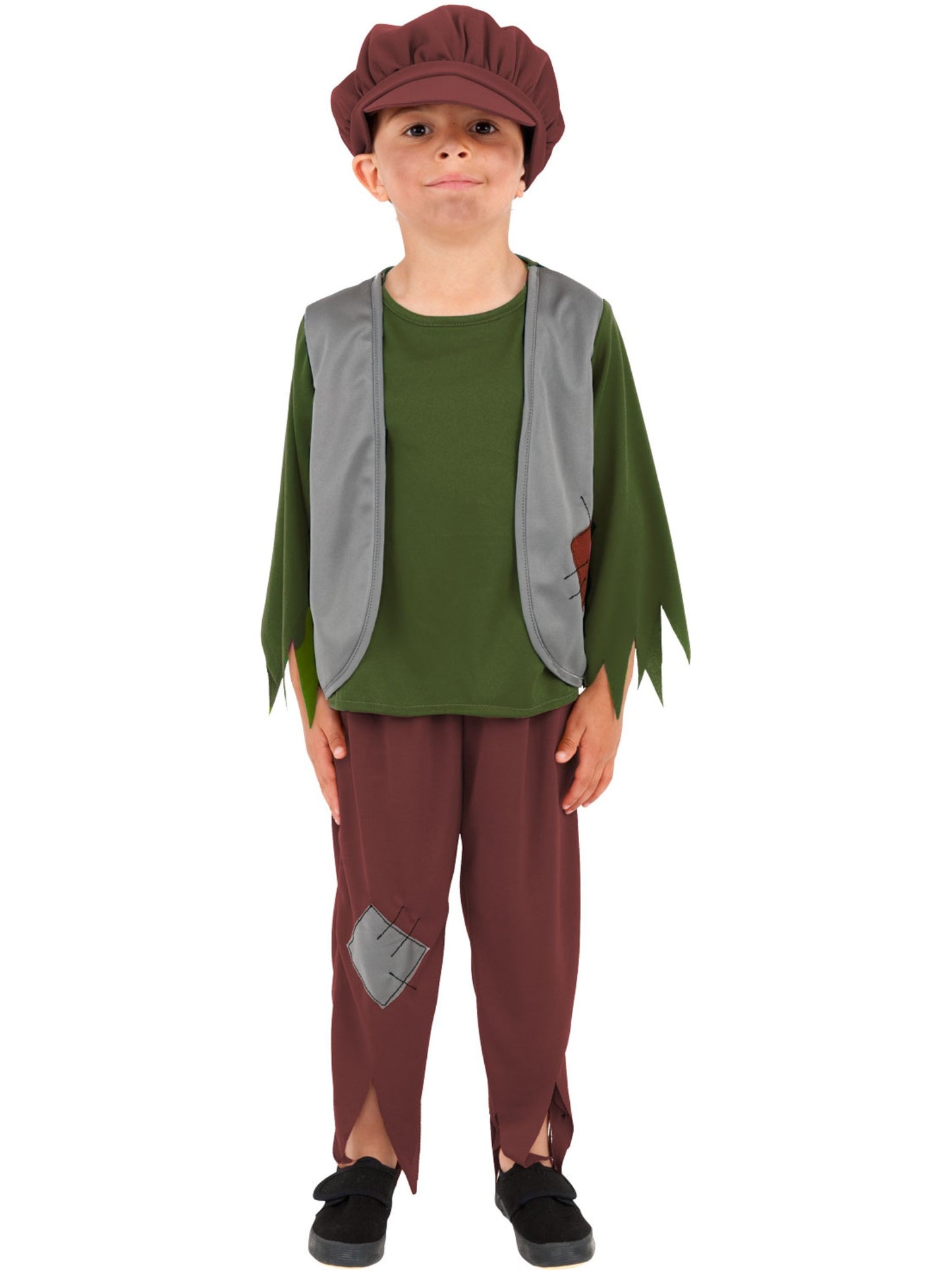 Victorian Poor Boy Costume, Green Wholesale