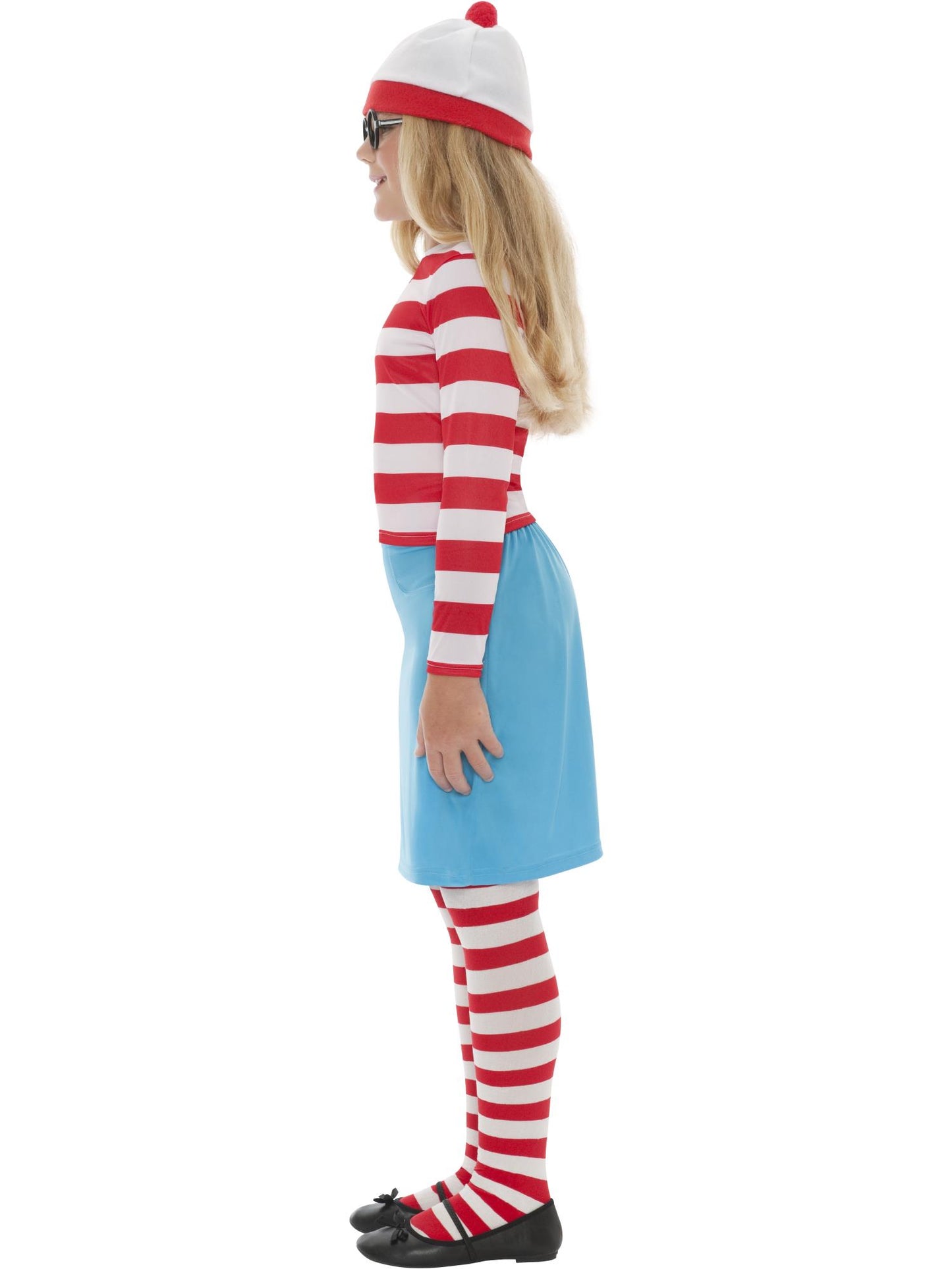Where's Wally? Wenda Child Costume, Red & White Wholesale
