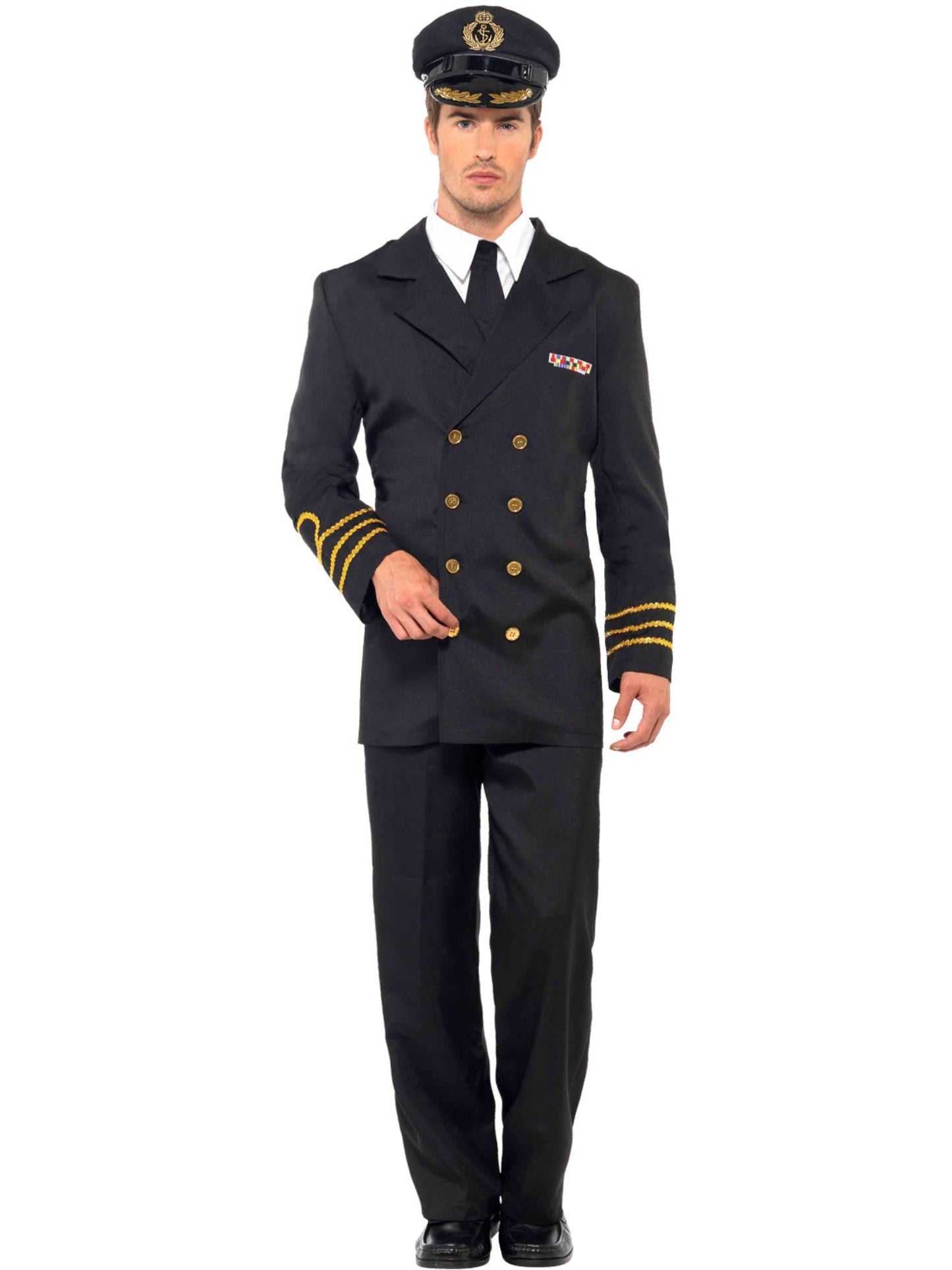 Navy Officer Costume, Black Wholesale