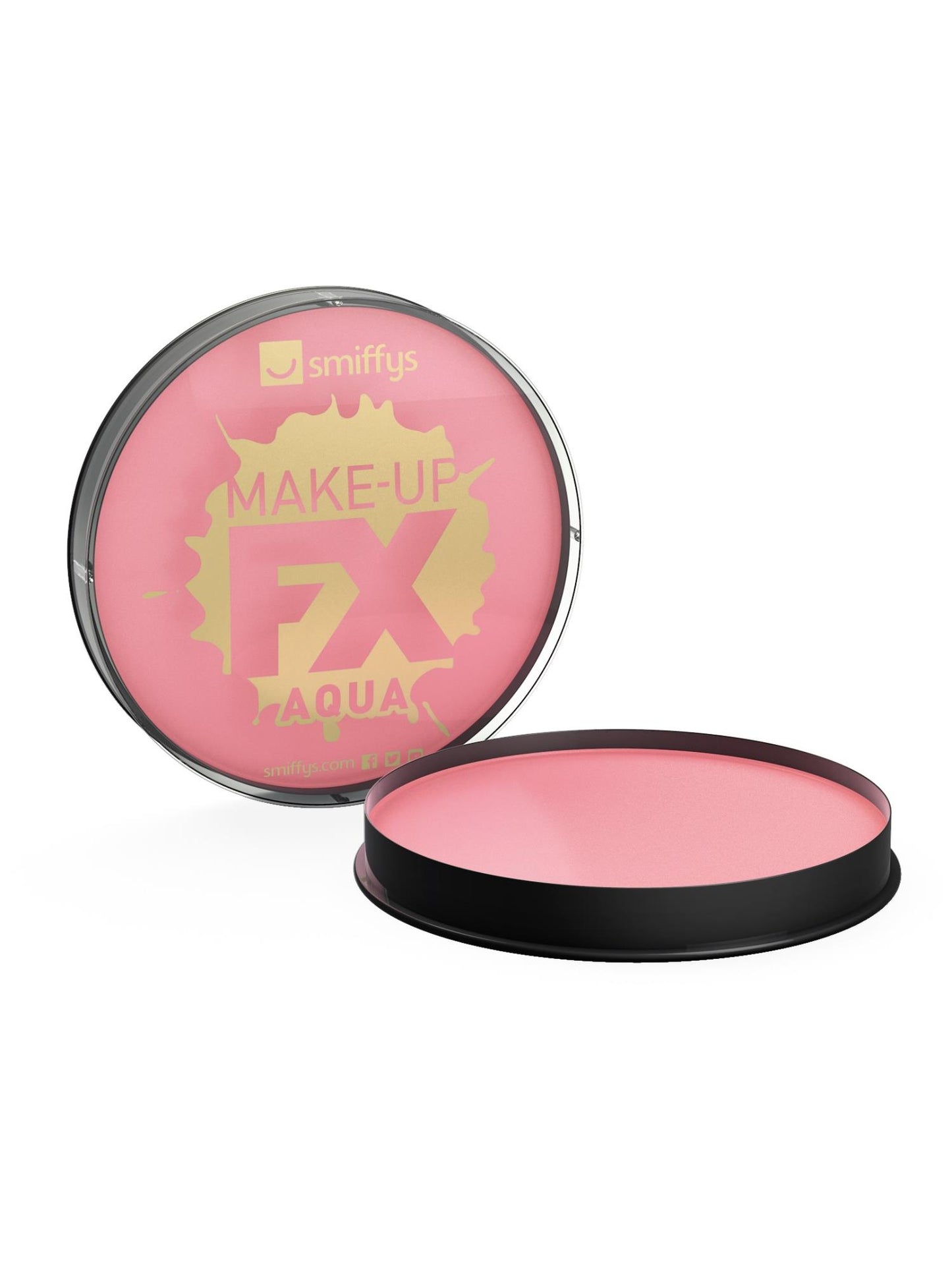 Maquillaje FX Smiffy, Aqua pintura facial y de cuerpo, rosado, 16ml, a base de agua