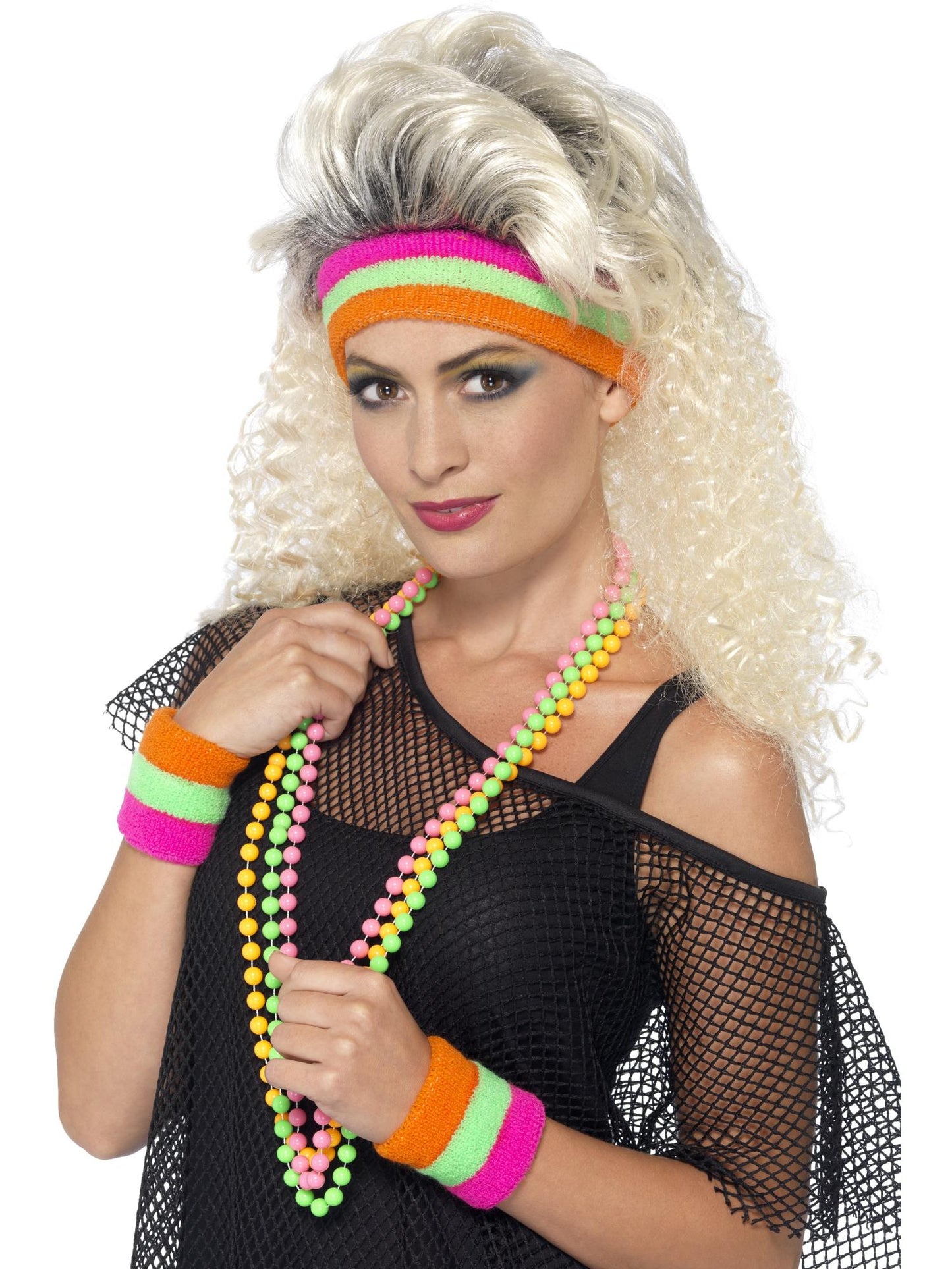 Bandeaux, Fluo, avec 1 bandeau et 2 bracelets
