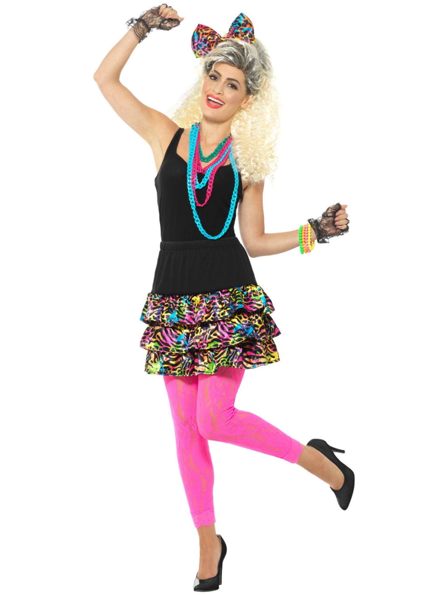 80s Party Girl Kit, Multi-Coloured Wholesale