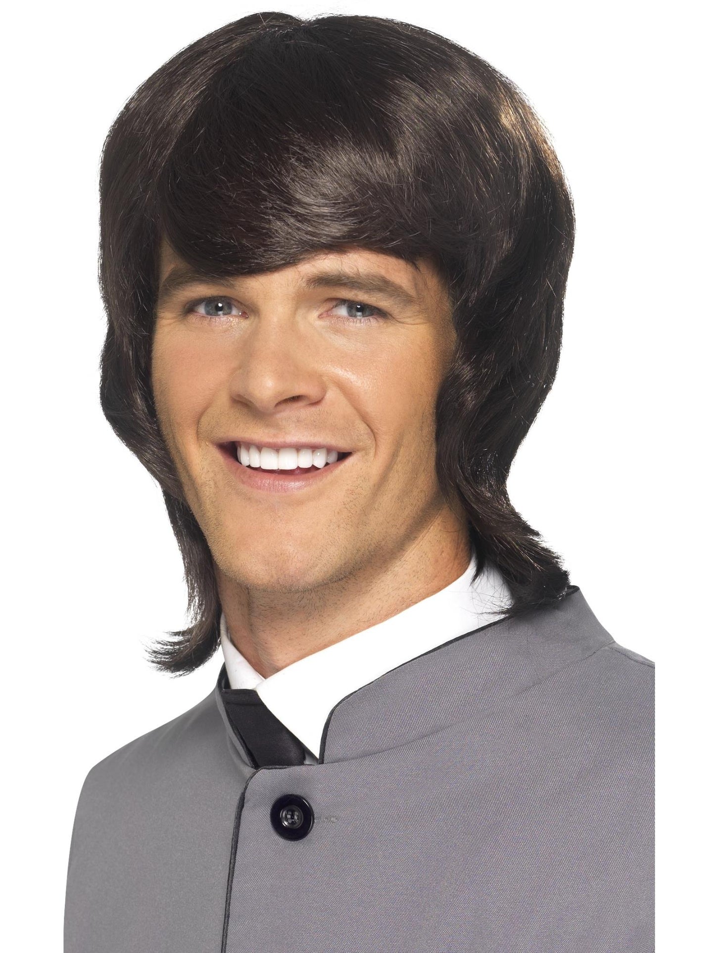 '60s Male Mod Wig, Brown Wholesale