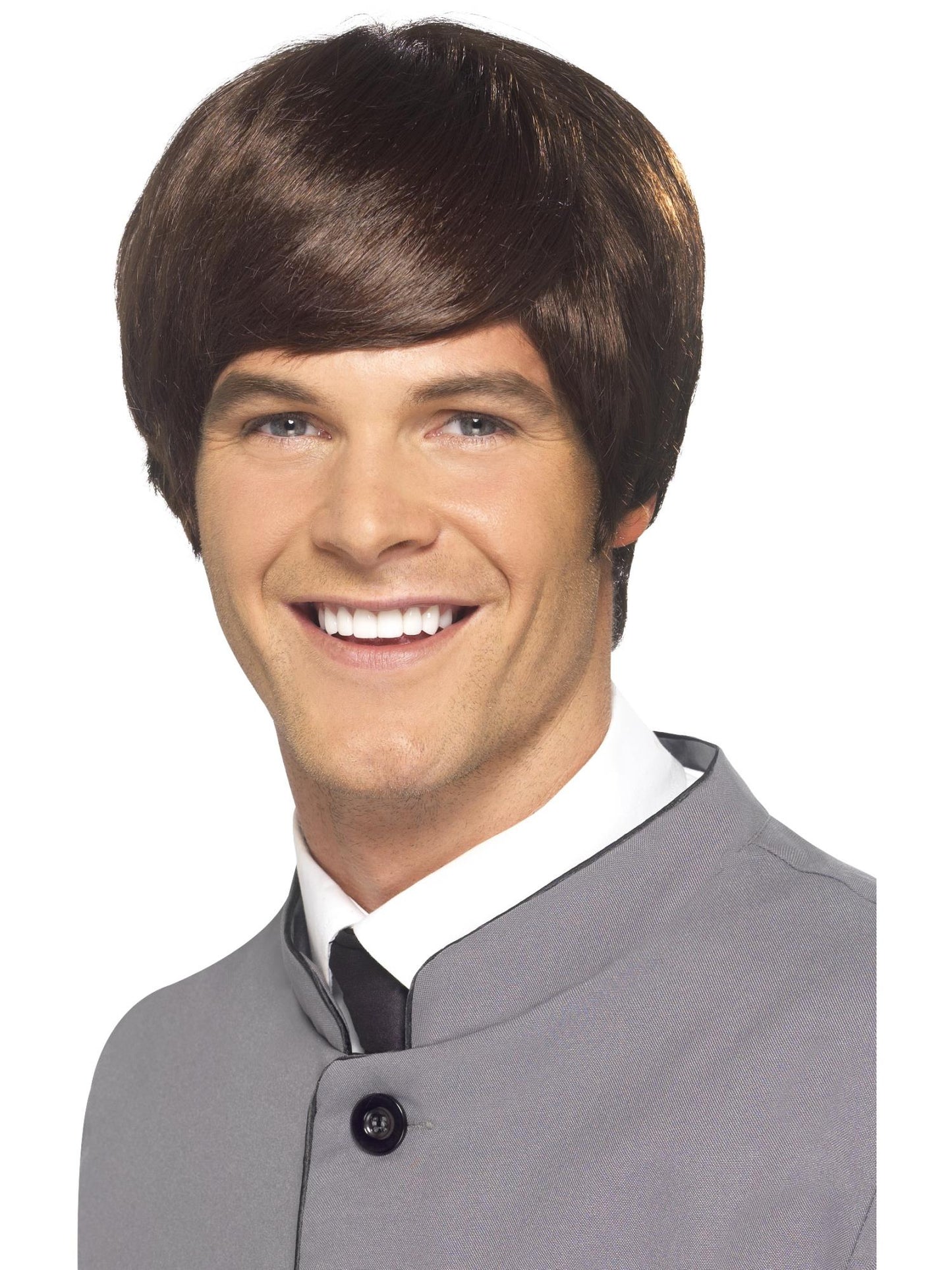 60s Male Mod Wig, Brown Wholesale