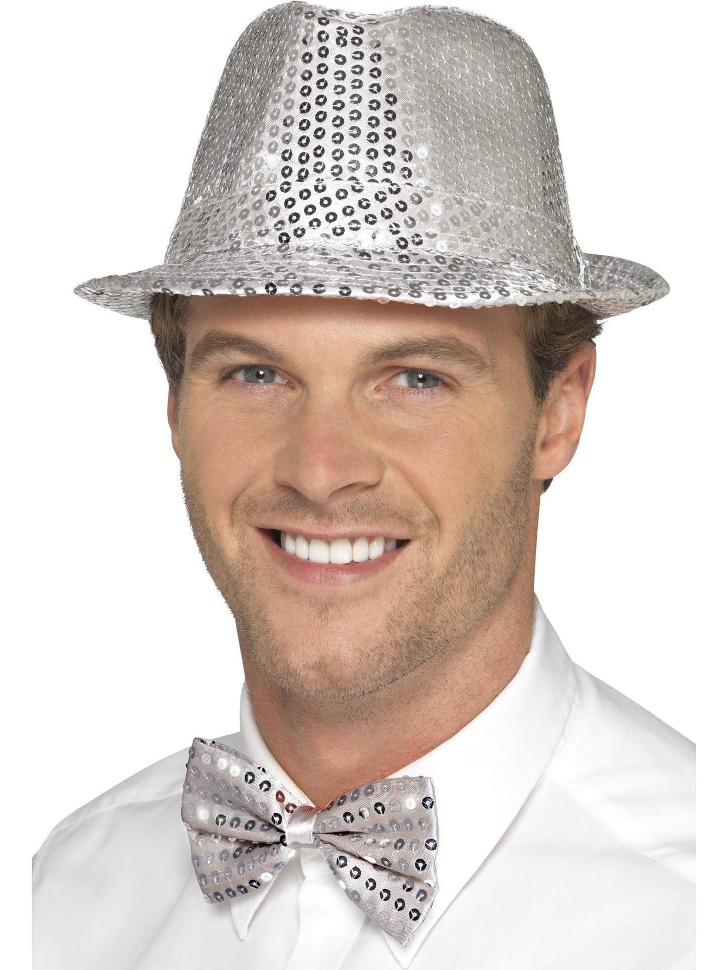 Borsalino pailleté, Argent
