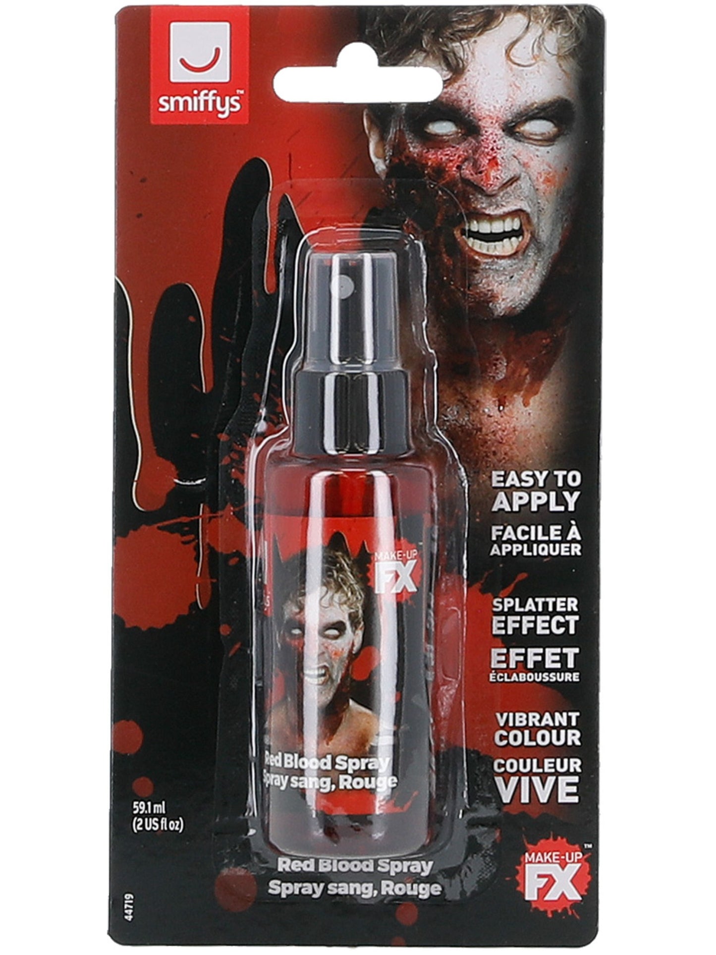 Sangre artificial en spray, Rojo, 59.14ml/2 US fl.oz