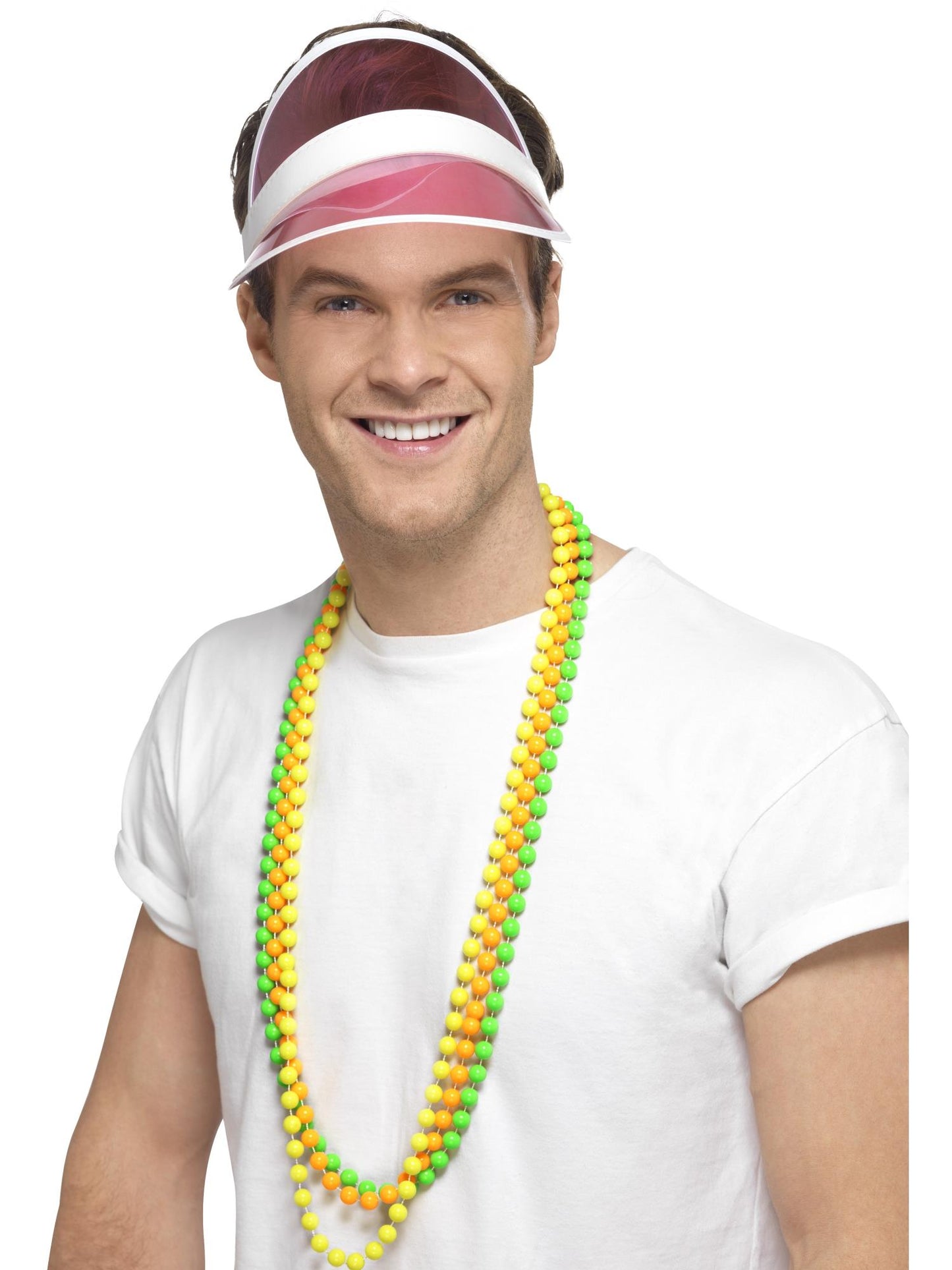 80er Jahre Sonnenkappe, Rosa