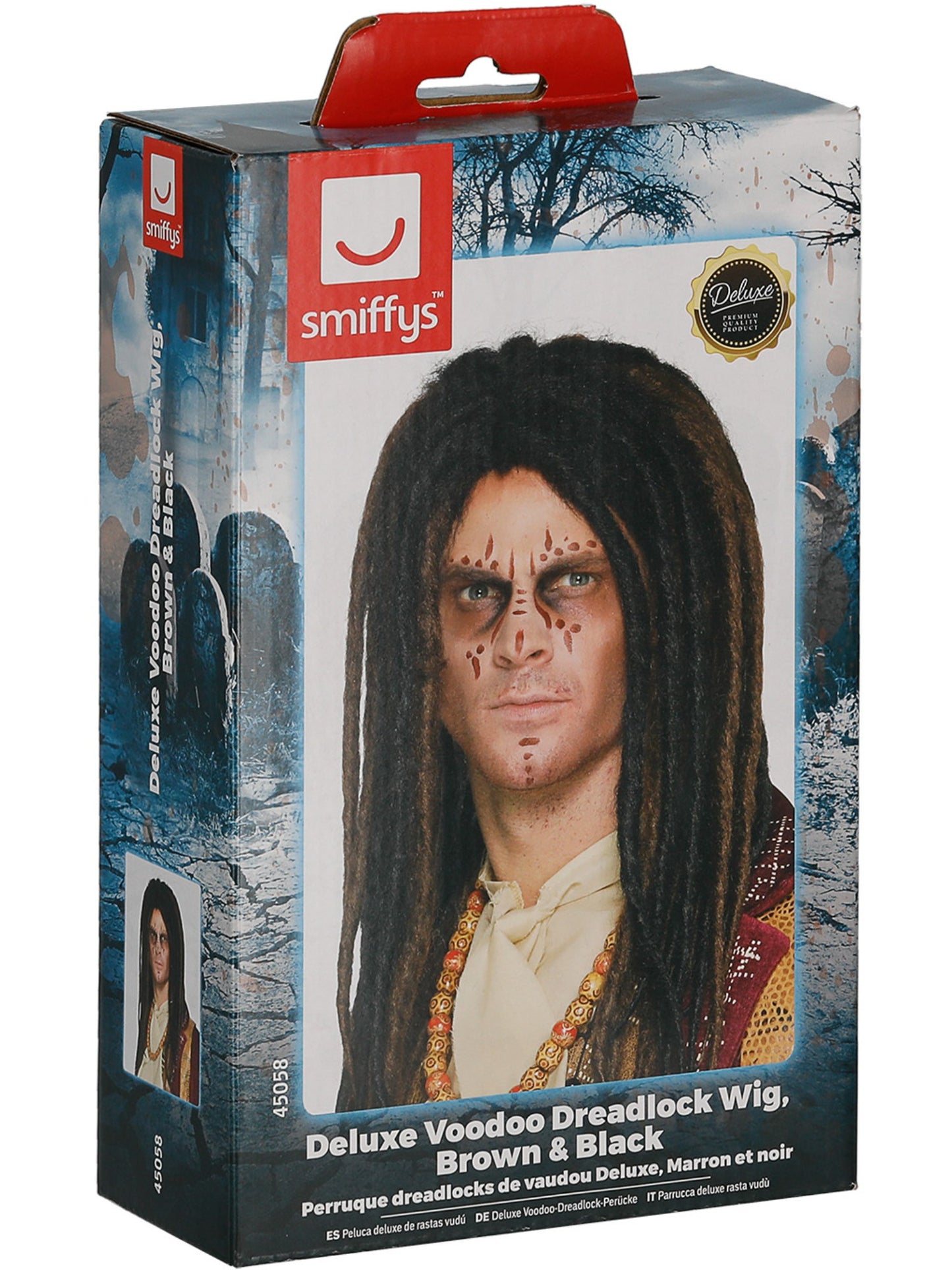 Deluxe Voodoo Dreadlock Wig, Brown & Black Wholesale