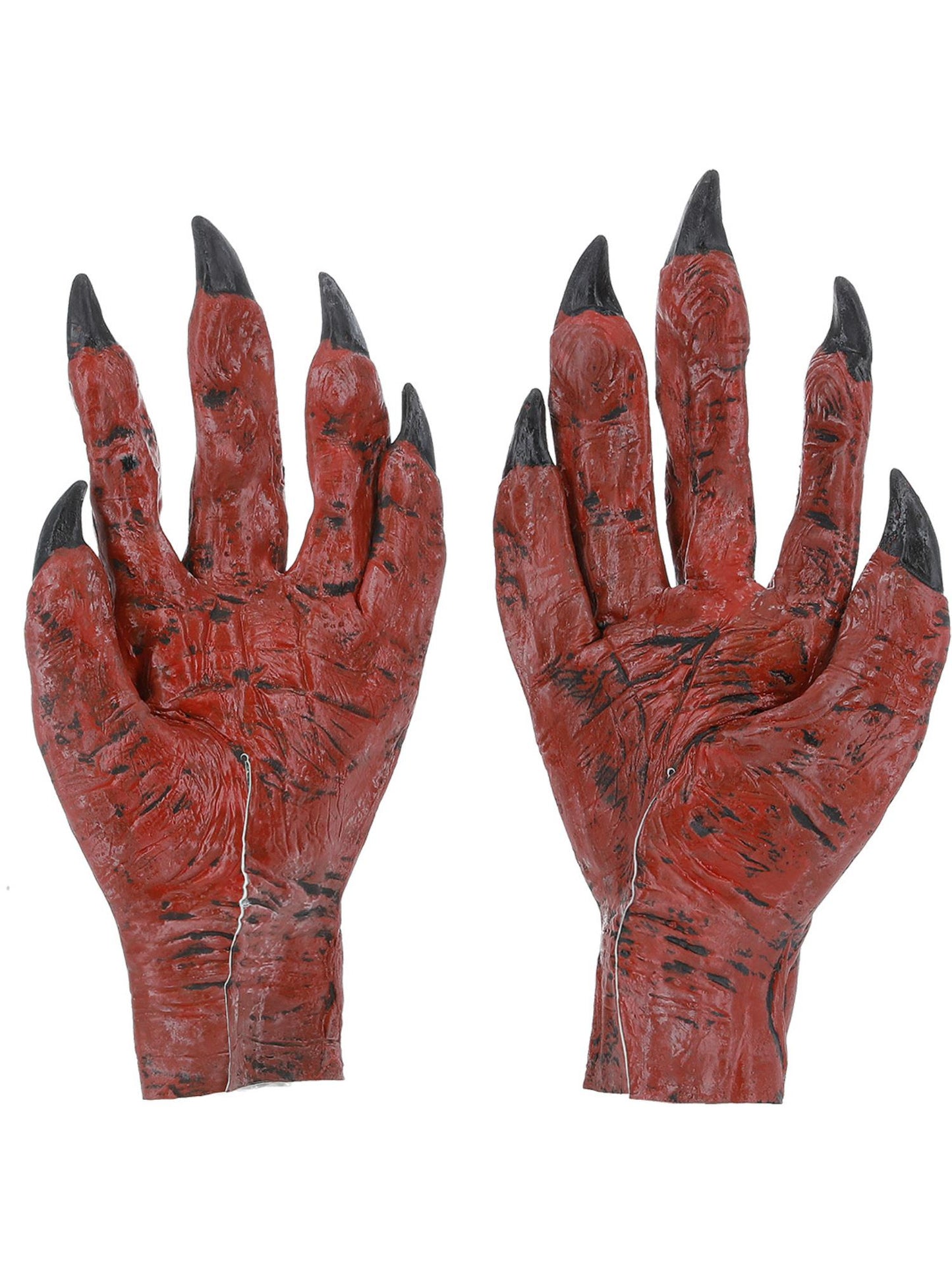 Devil Hands, Latex, Red Wholesale