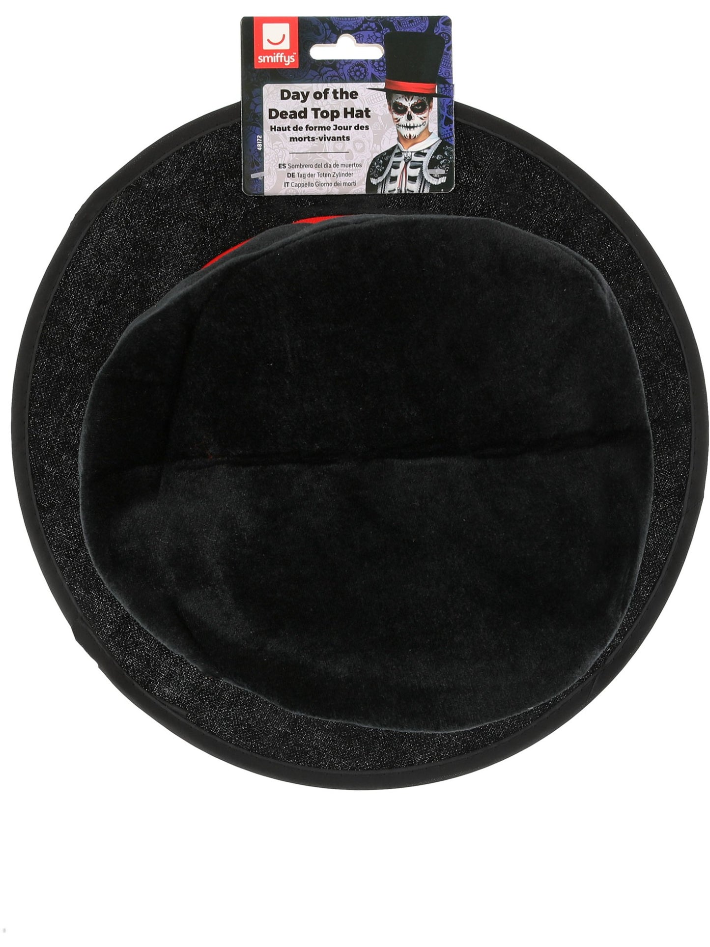 Sombrero del día de muertos, Negro