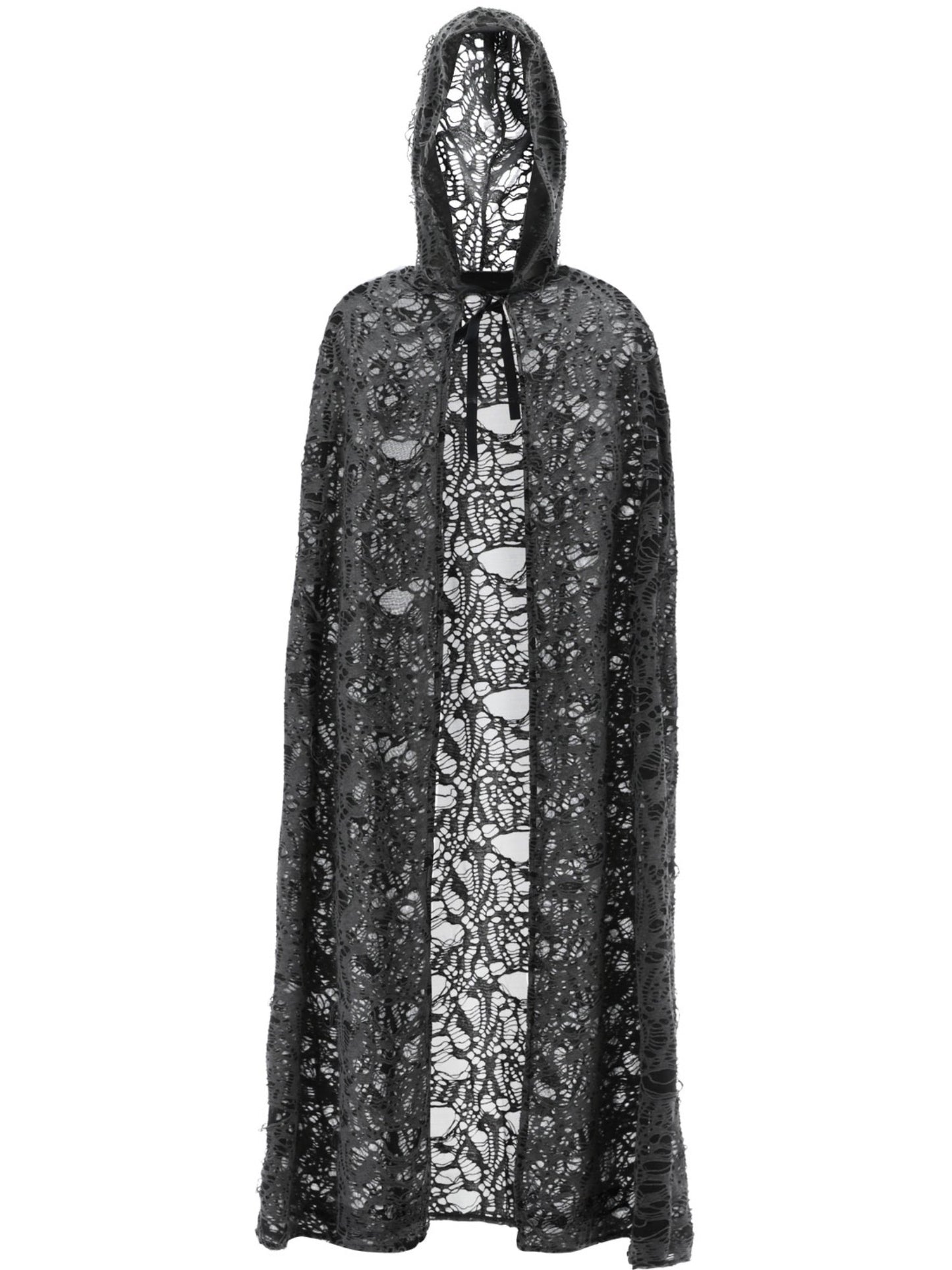Cape de sorcier Deluxe, Gris, Vieilli, unisexe