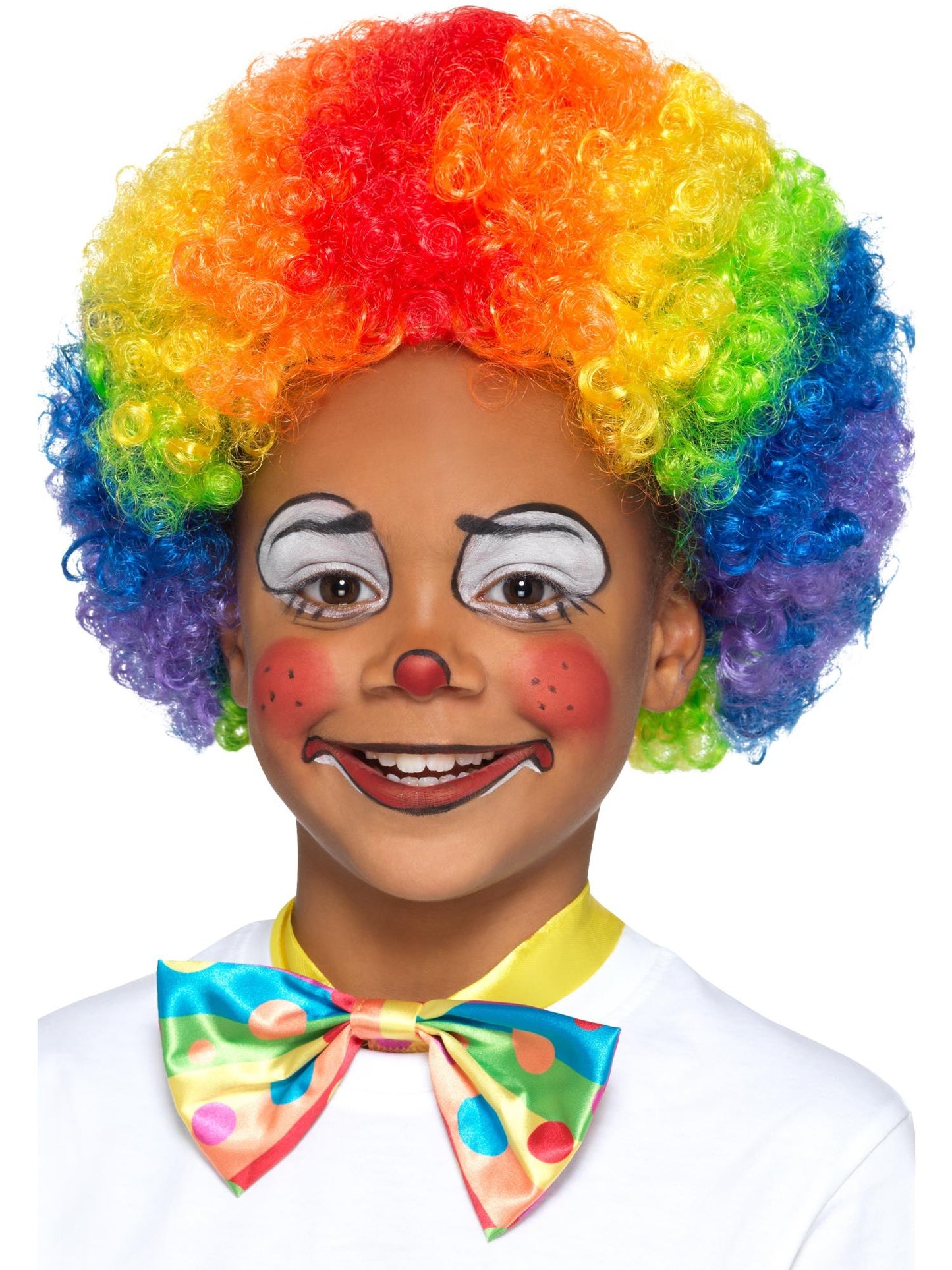 Clown Wig, Multi-Coloured Wholesale