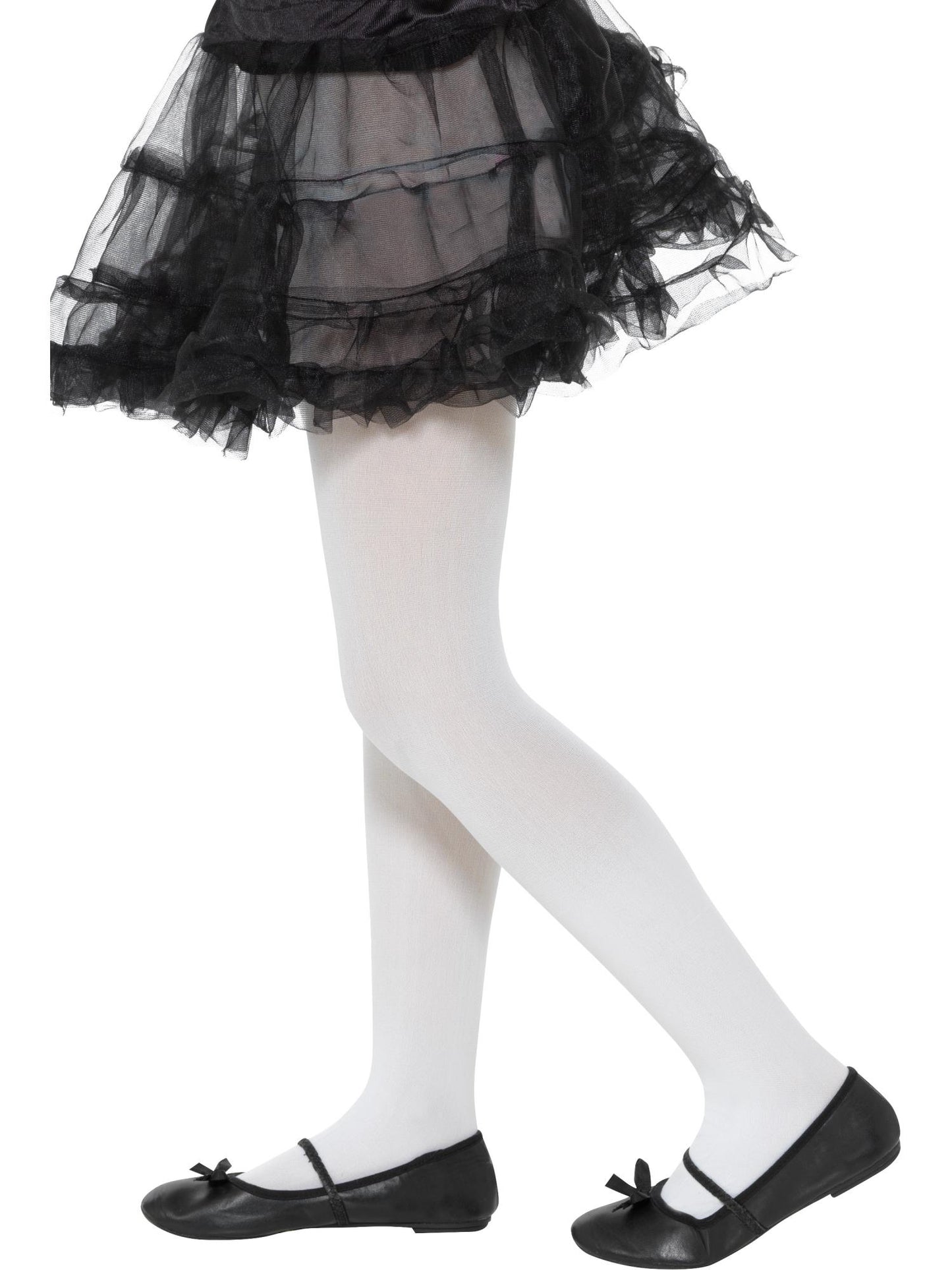 Opaque Tights, Childs, White Wholesale