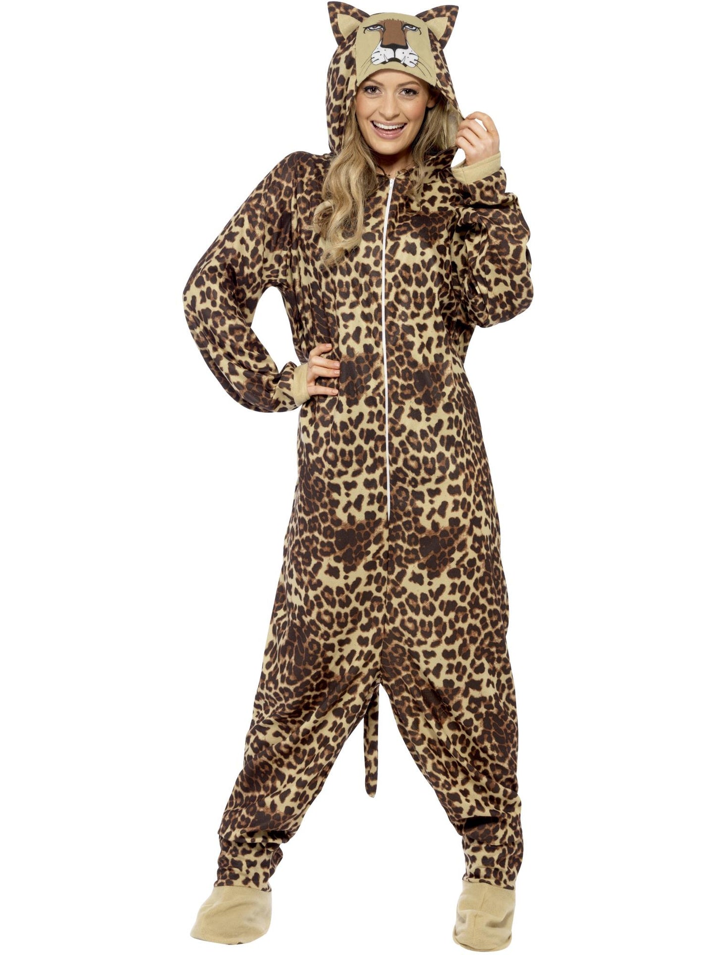 Leopard Costume, tout-en-un avec capuche