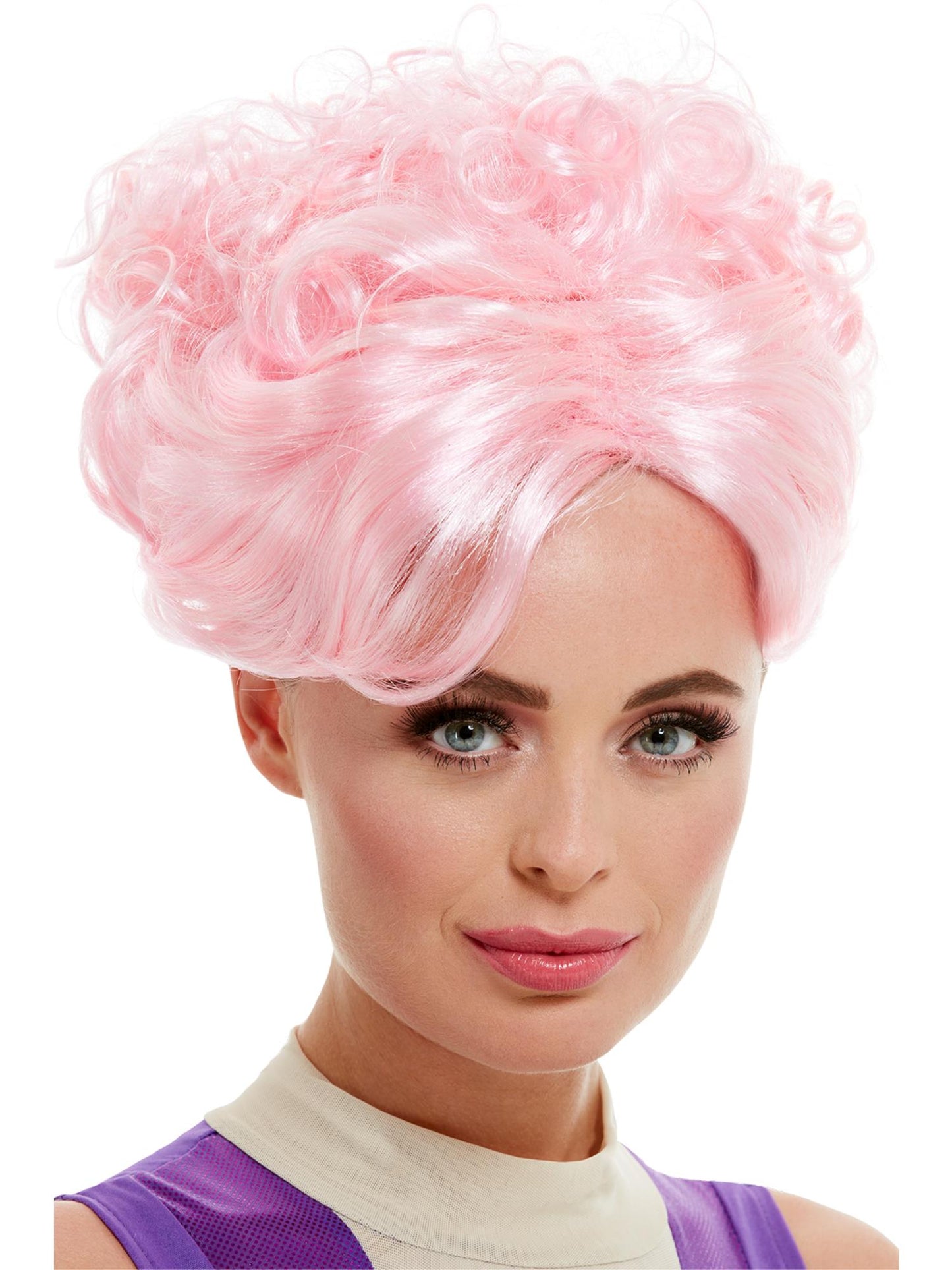 Trapeze Artist Wig, Pink Wholesale