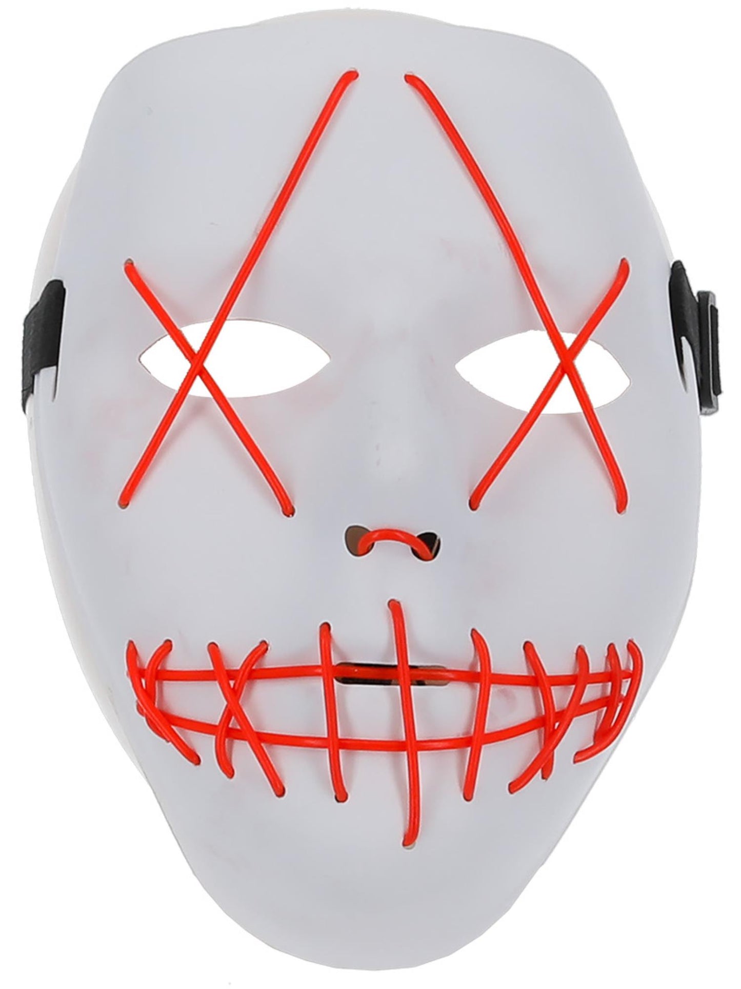 Stitch Face Mask, Neon Light Up, White Wholesale