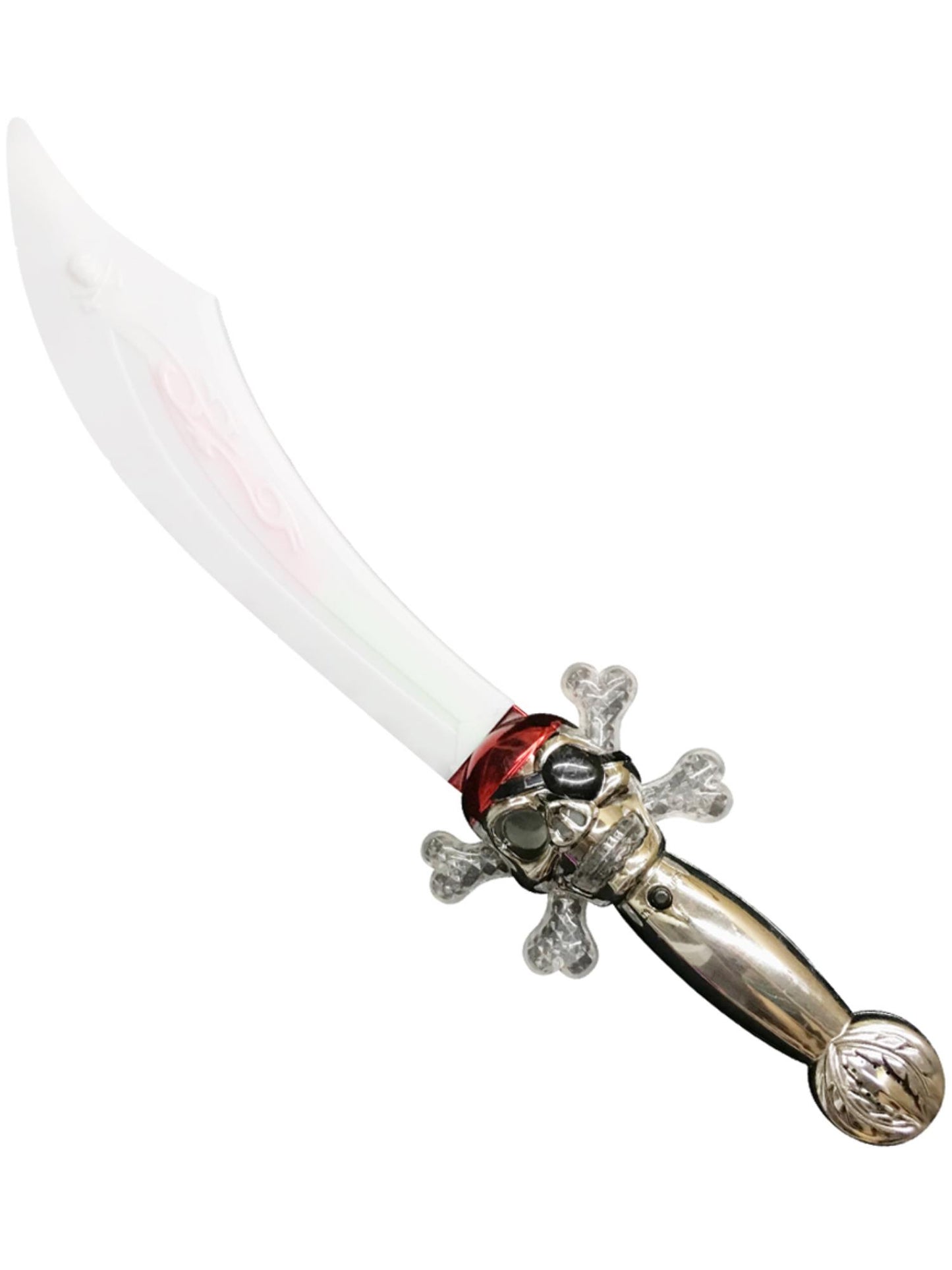 Épée de pirate lumineuse à LED, Piles incluses, 40 cm
